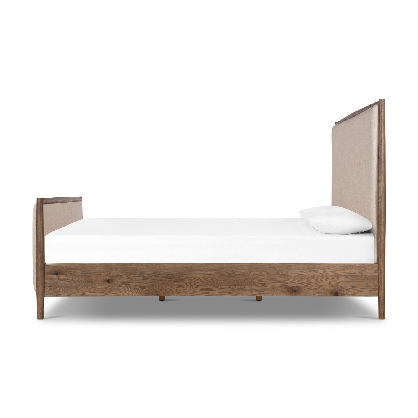 Glenview King Bed Weathered Oak Veneer - Essence Natural.