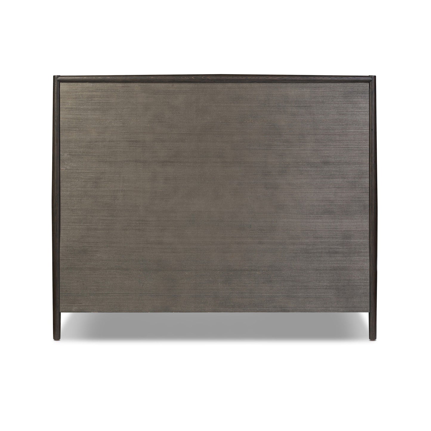 Glenview King Bed Cracked Smoked Black Veneer - Essence Natural.