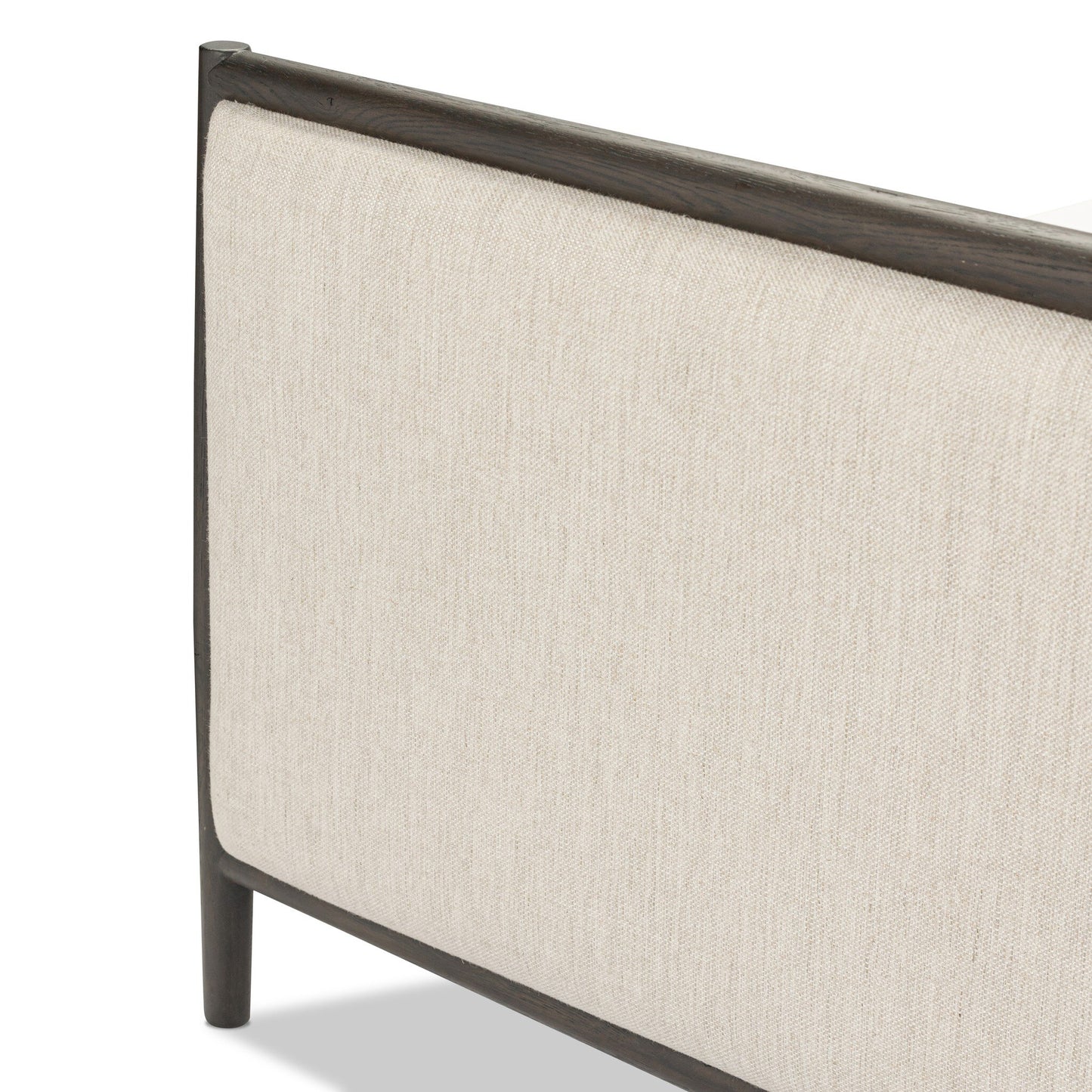 Glenview King Bed Cracked Smoked Black Veneer - Essence Natural.