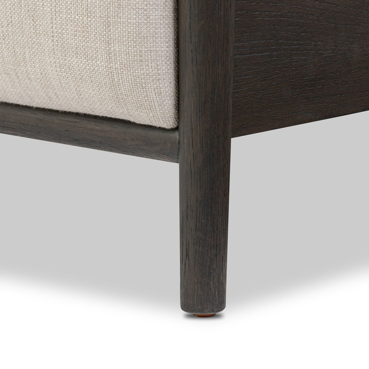 Glenview King Bed Cracked Smoked Black Veneer - Essence Natural.