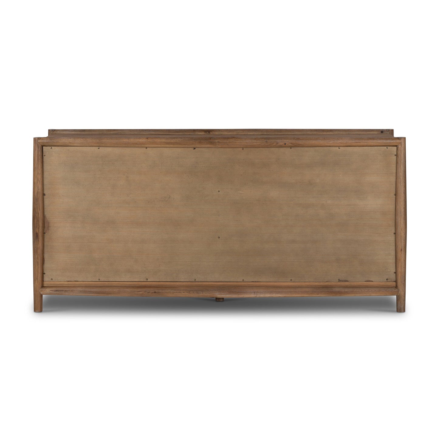 Glenview 6 Drawer Dresser - Weathered Oak Veneer.