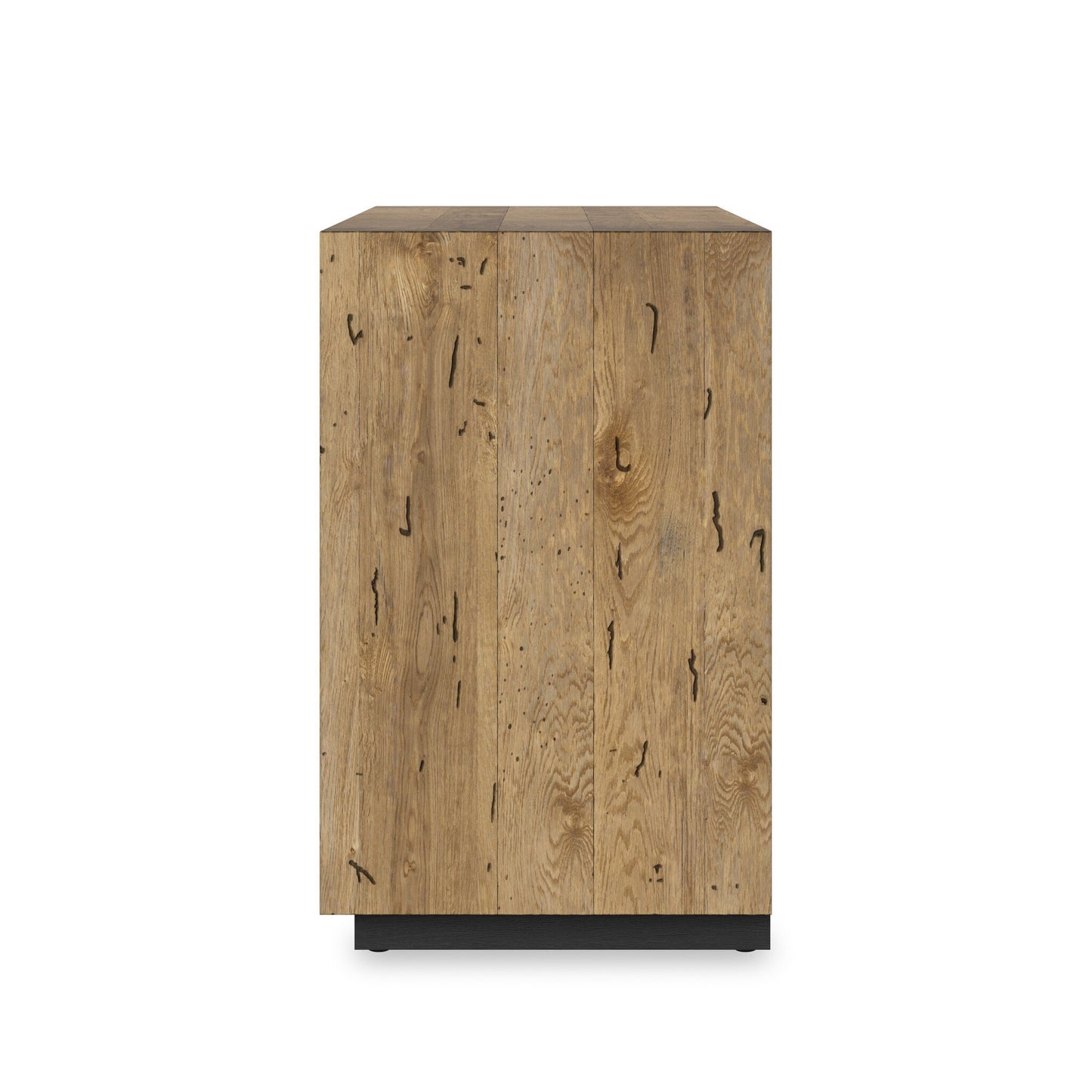 Abaso 6-Drawer Dresser - Rustic Wormwood Oak.