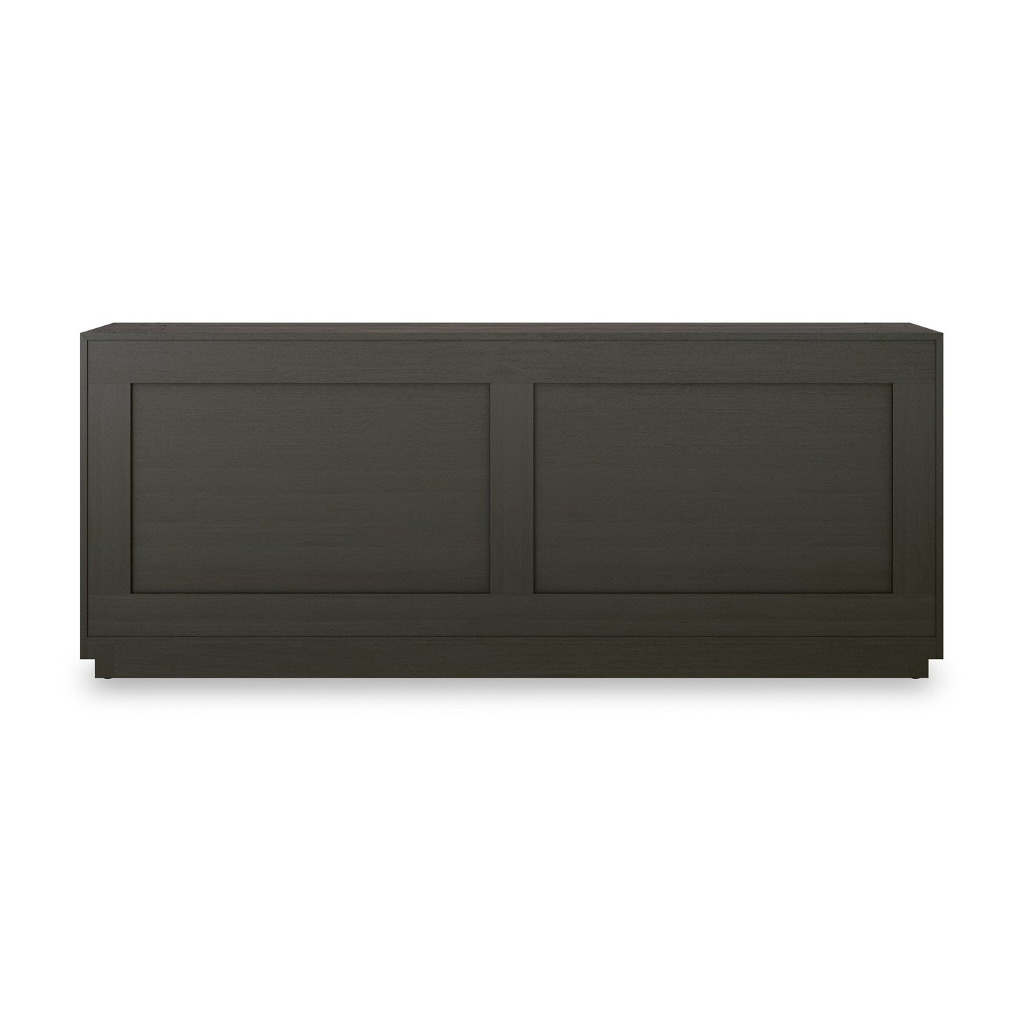 Abaso 6-Drawer Dresser - Ebony Rustic Wormwood Oak.