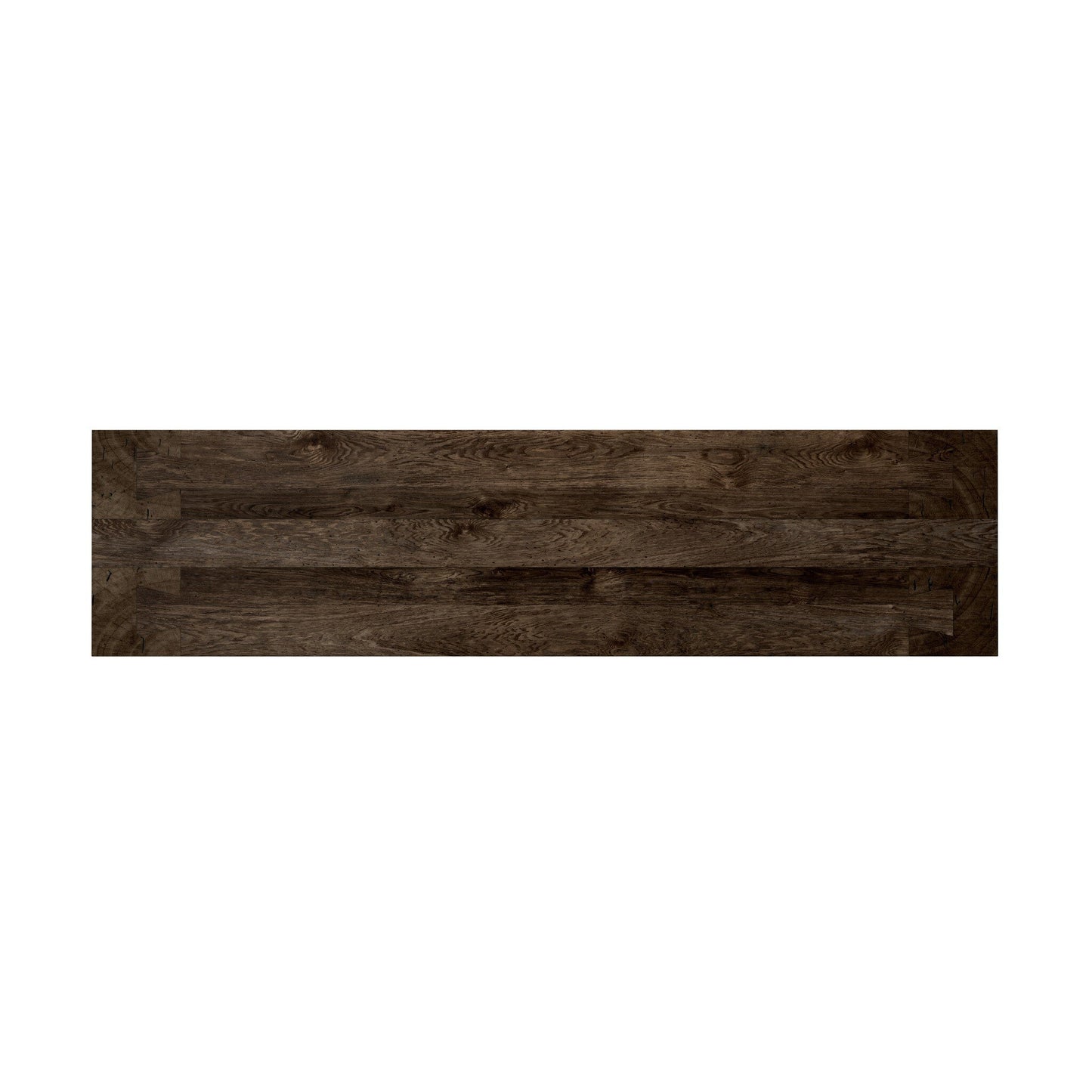 Abaso 6-Drawer Dresser - Ebony Rustic Wormwood Oak.