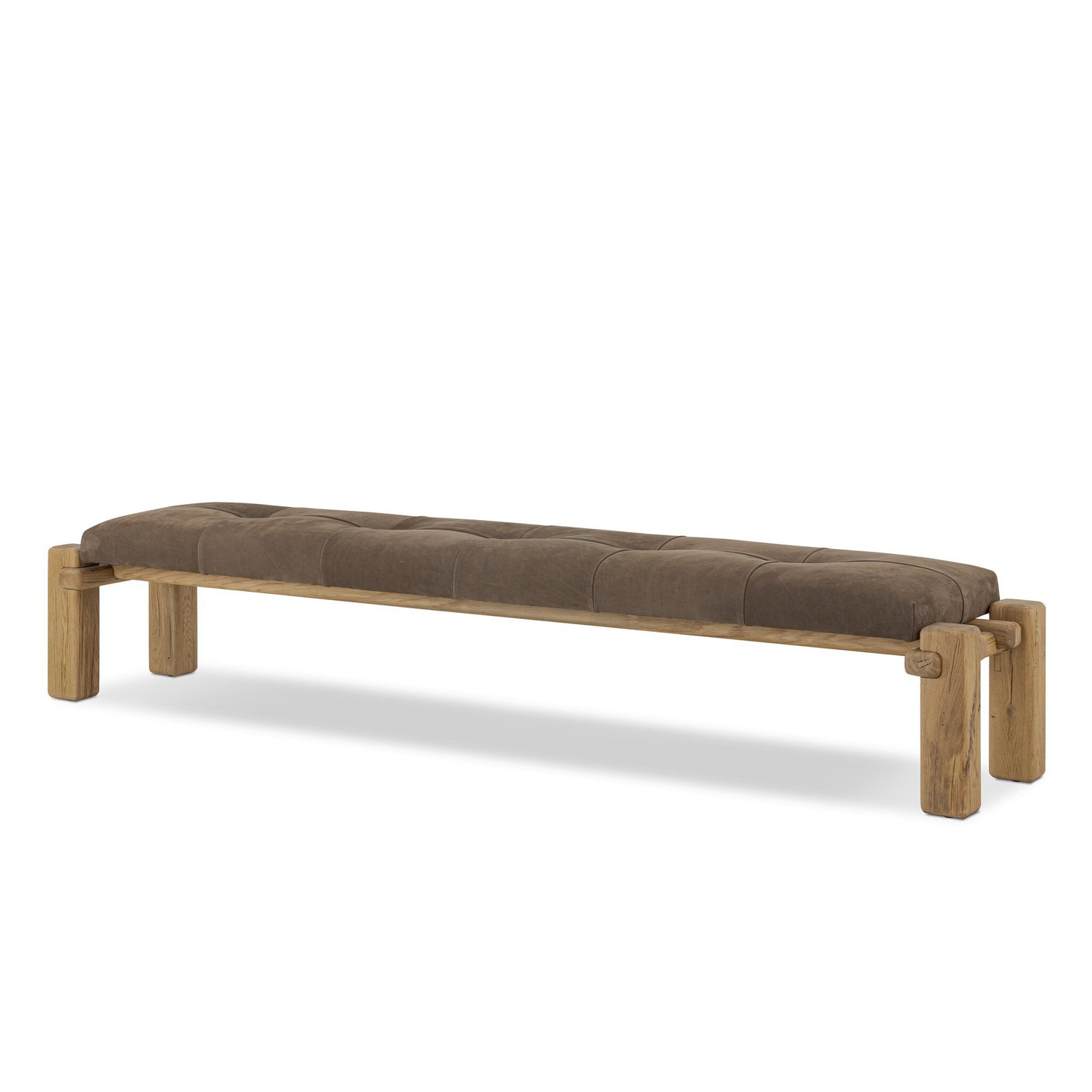 Marcia Accent Bench - Nubuck Cigar.