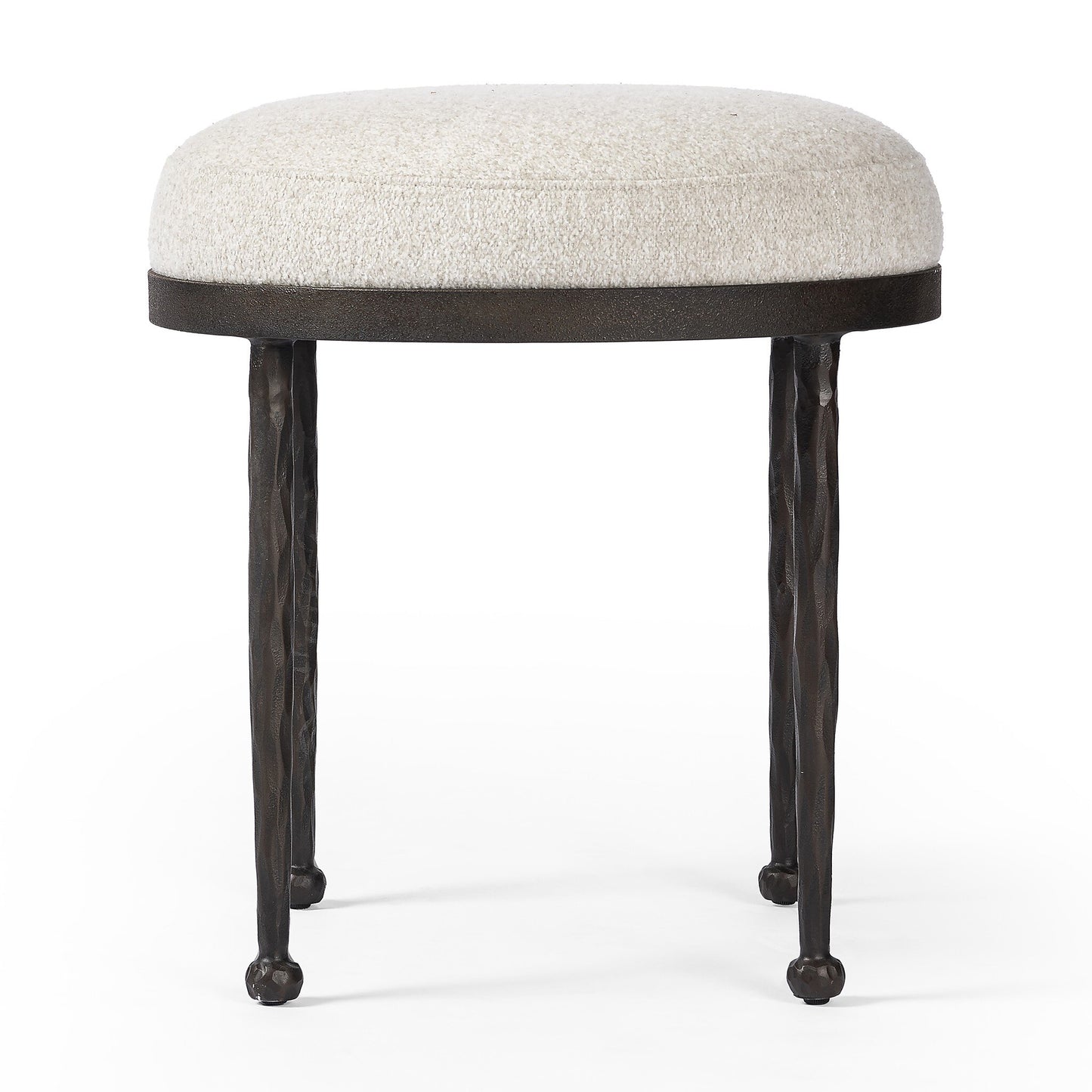 Corinne Accent Stool - Crete Pebble.