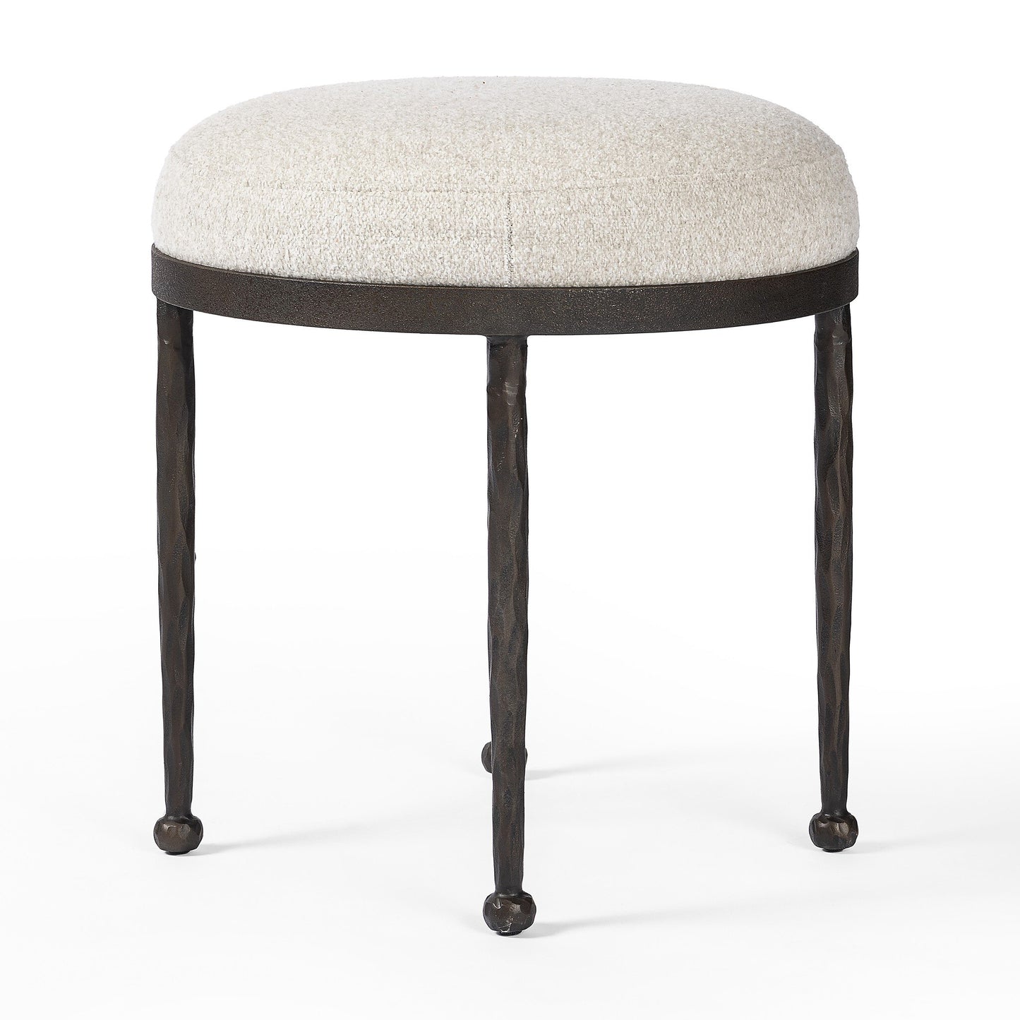 Corinne Accent Stool - Crete Pebble.
