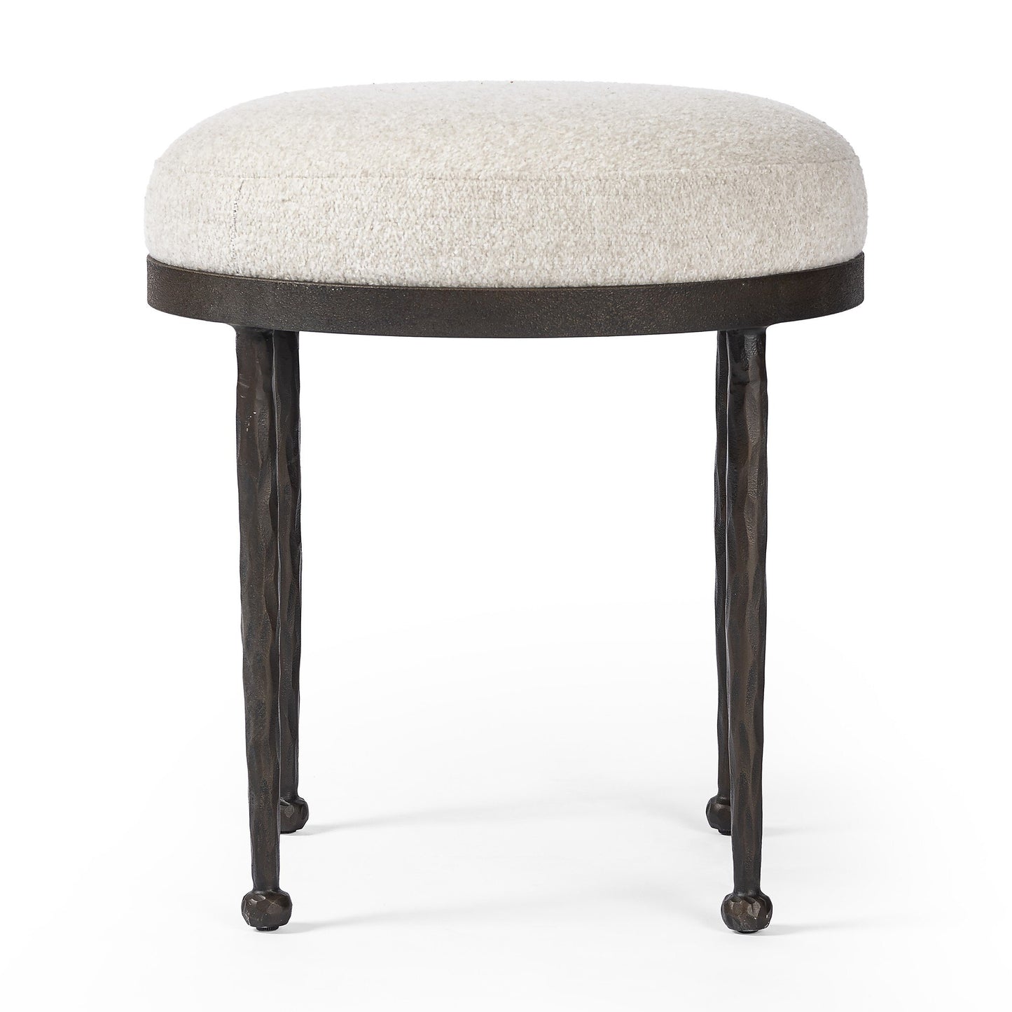 Corinne Accent Stool - Crete Pebble.