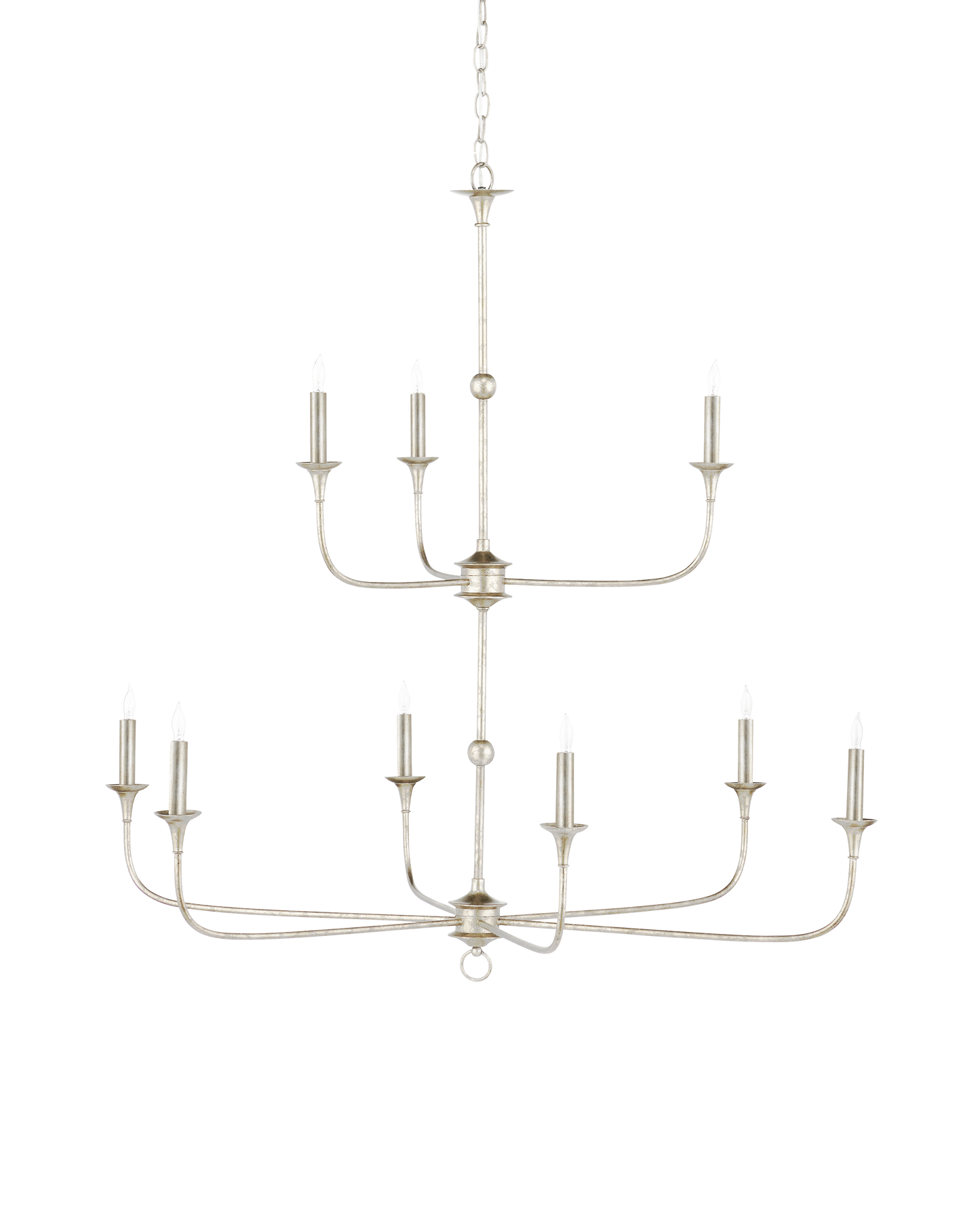 Nottaway Two-Tier Champagne Chandelier.