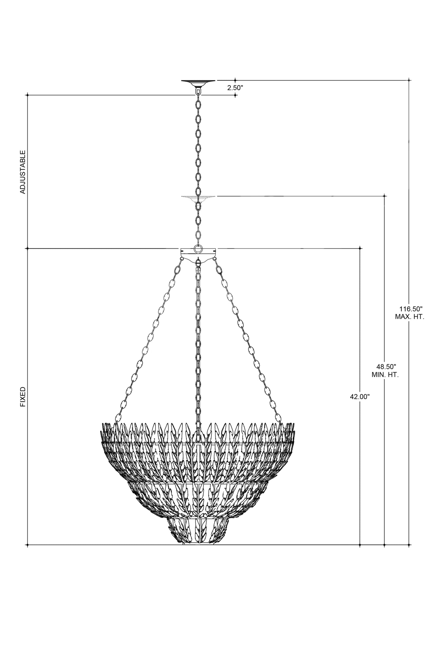 Magnum Opus Large Chandelier.