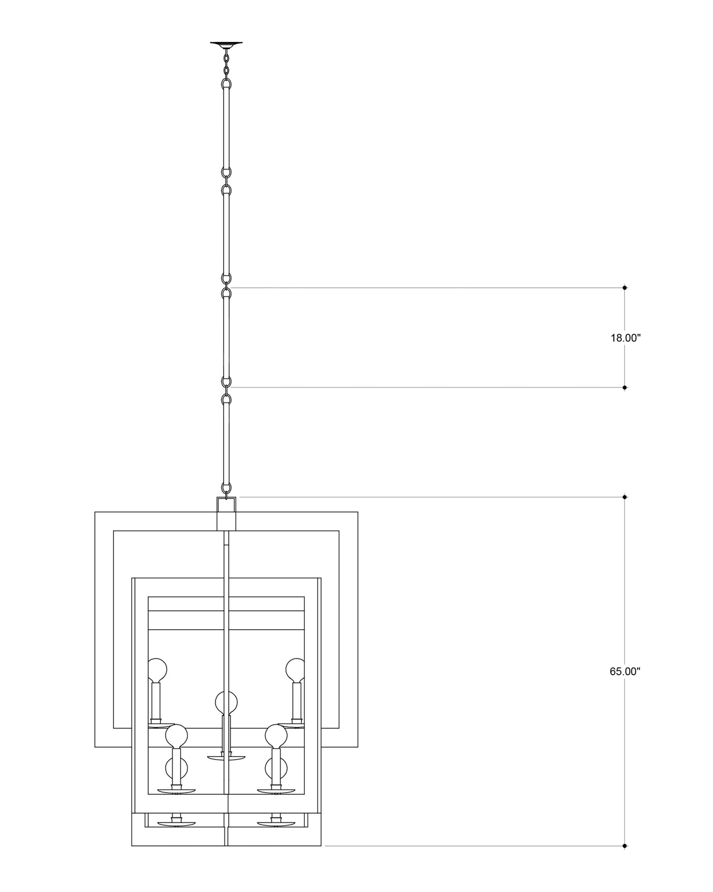 Middleton Grande Silver Chandelier.