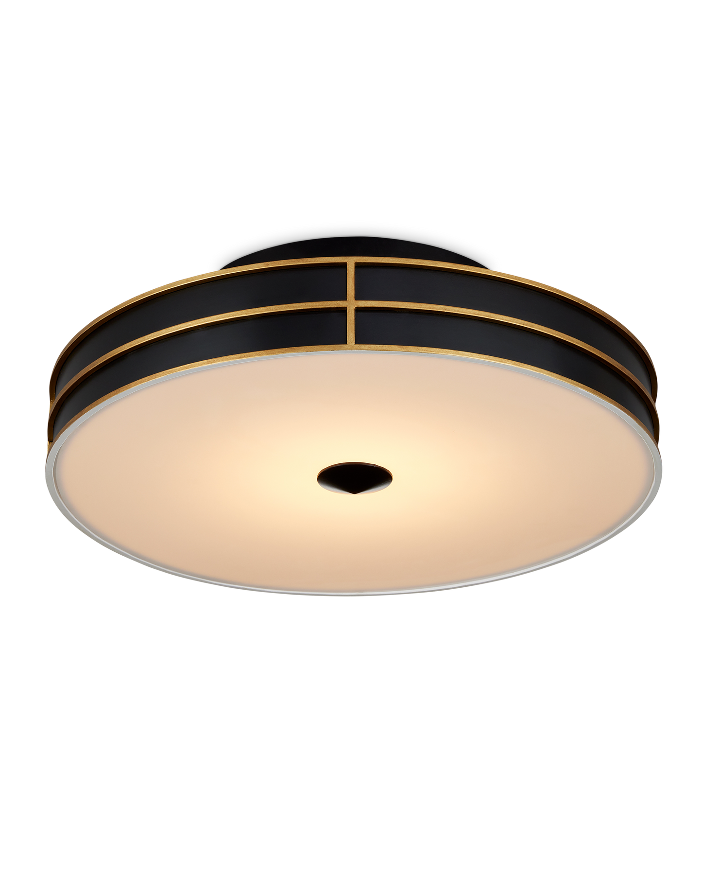 Fielding Black Flush Mount.