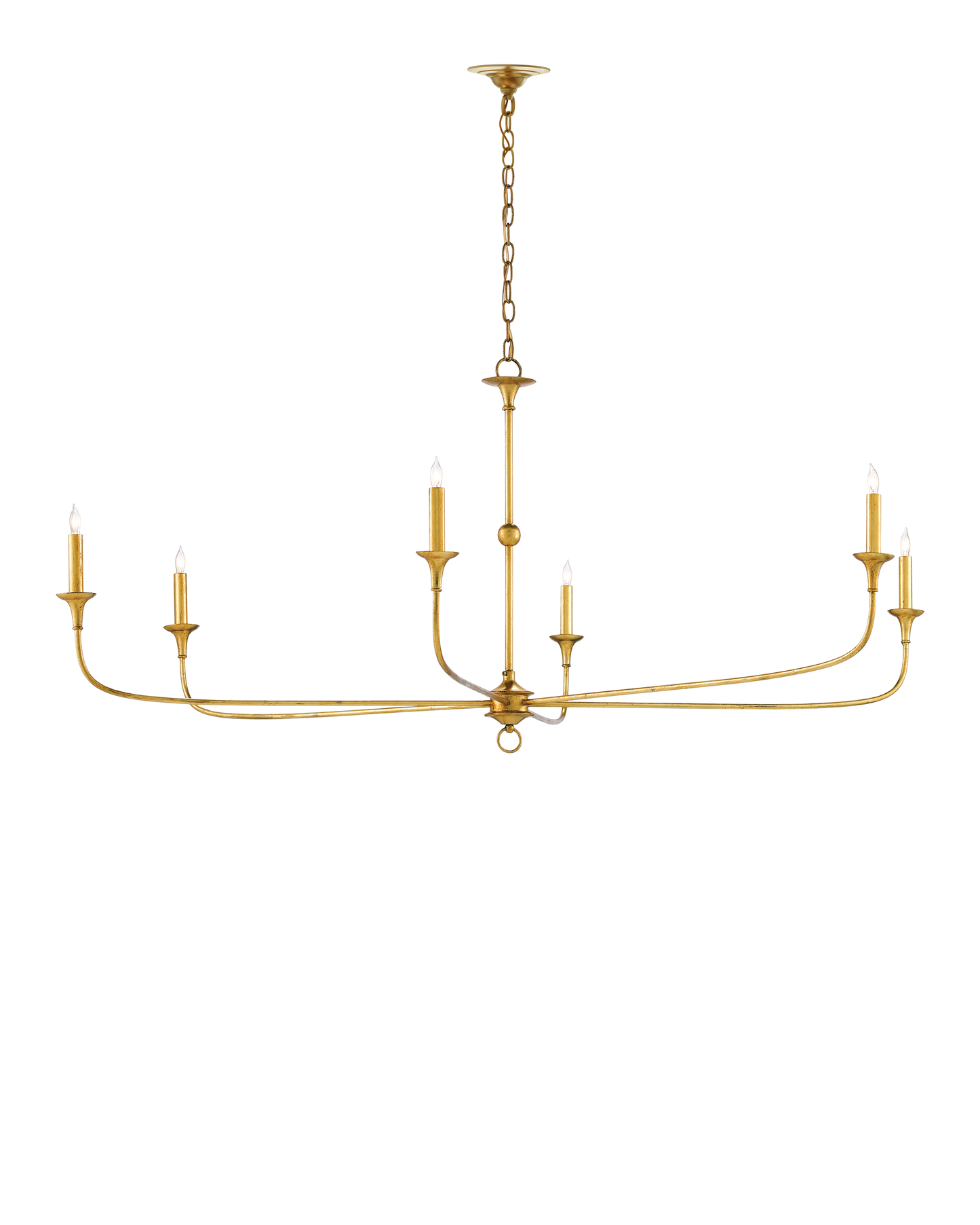 Nottaway Large Gold Chandelier.