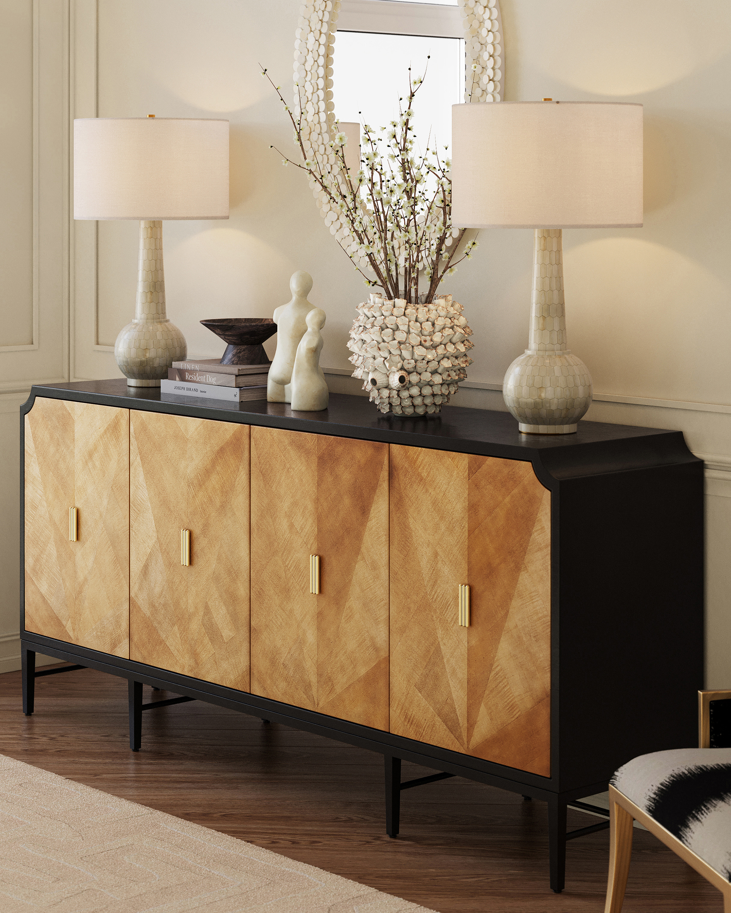 Manitapi Medium White Vase.