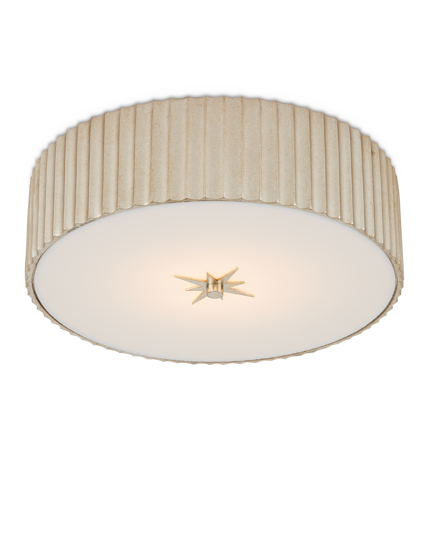 Caravel Silver Flush Mount.