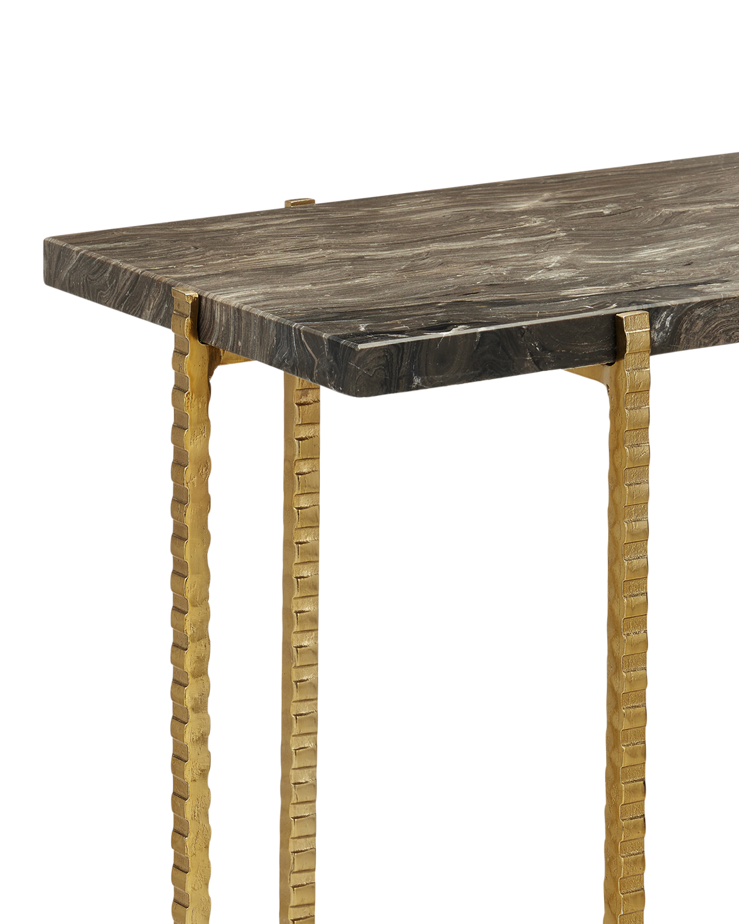 Flying Marble Gold Side Table.