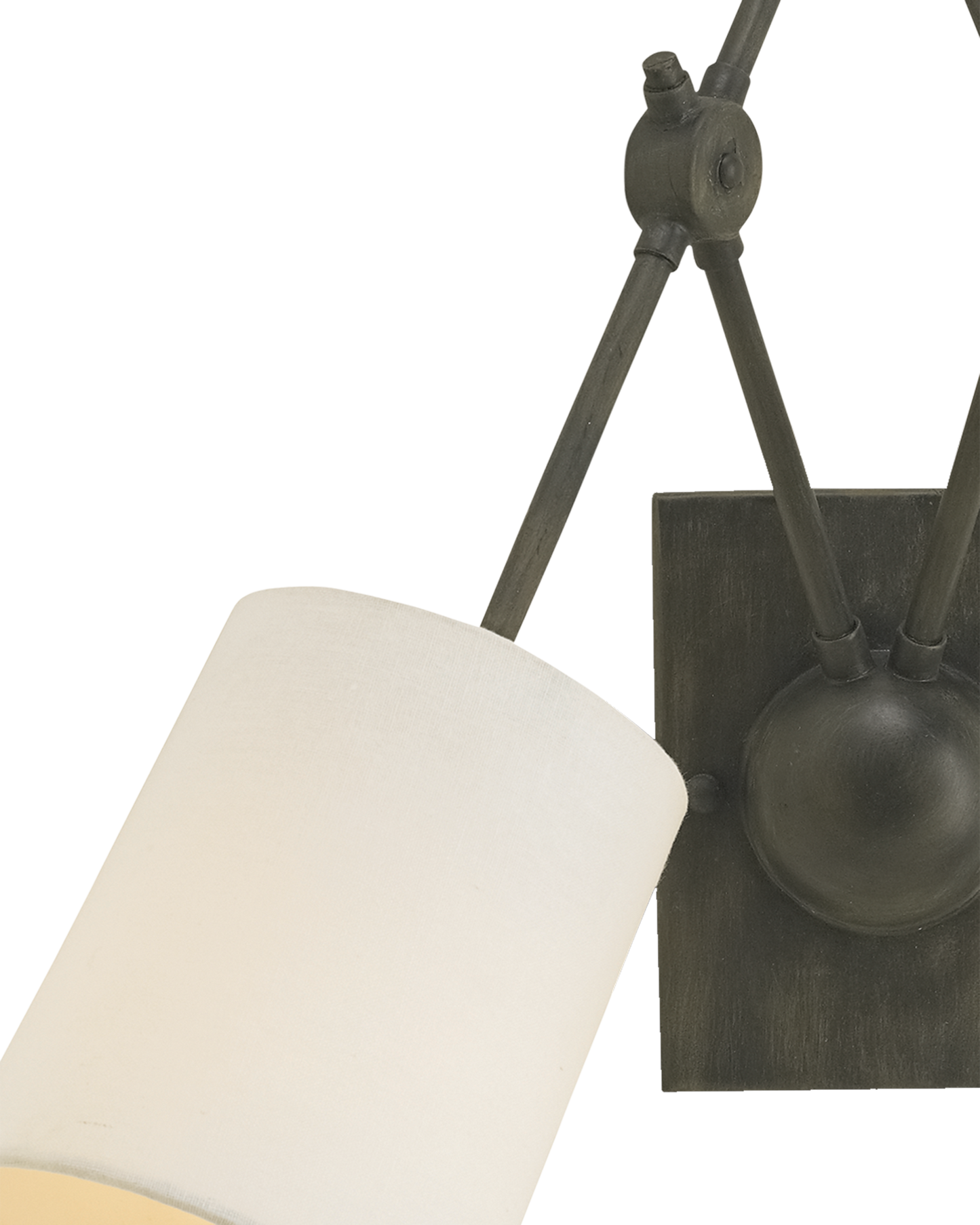 Compass Black Wall Sconce.