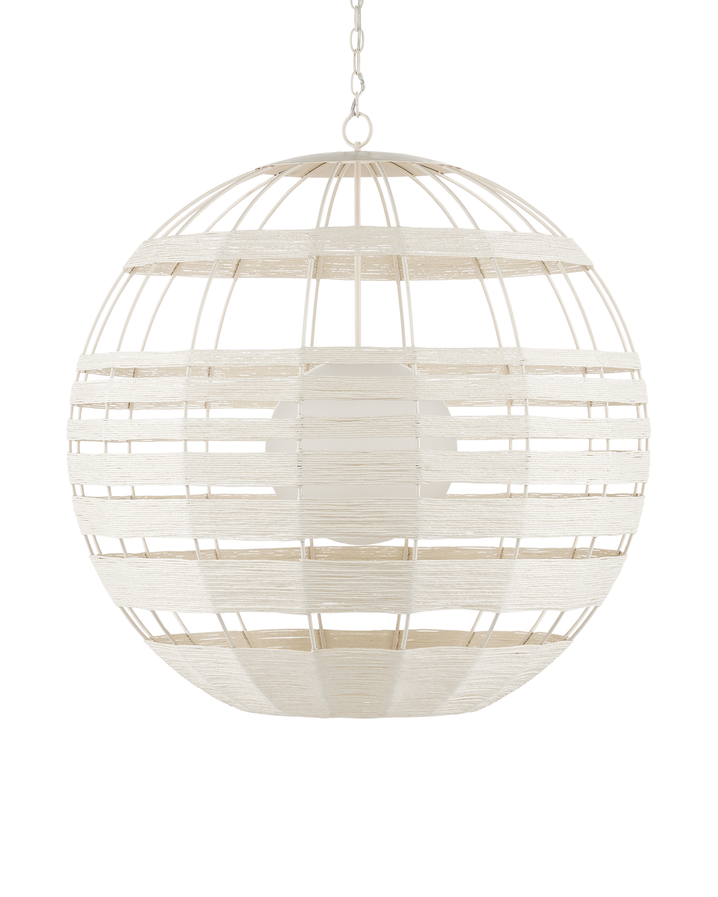Lapsley White Orb Chandelier.
