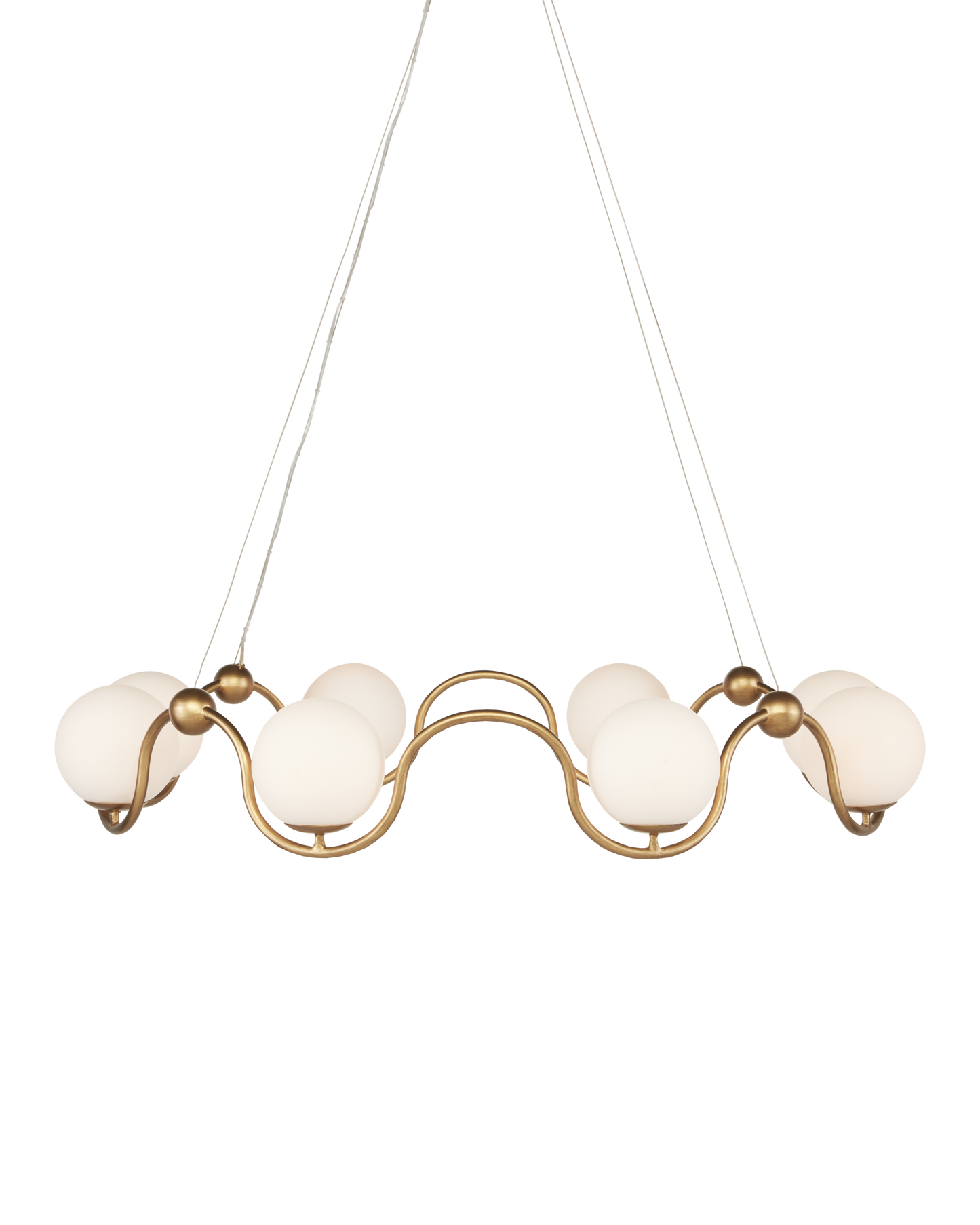 Equilibrium Brass Chandelier.