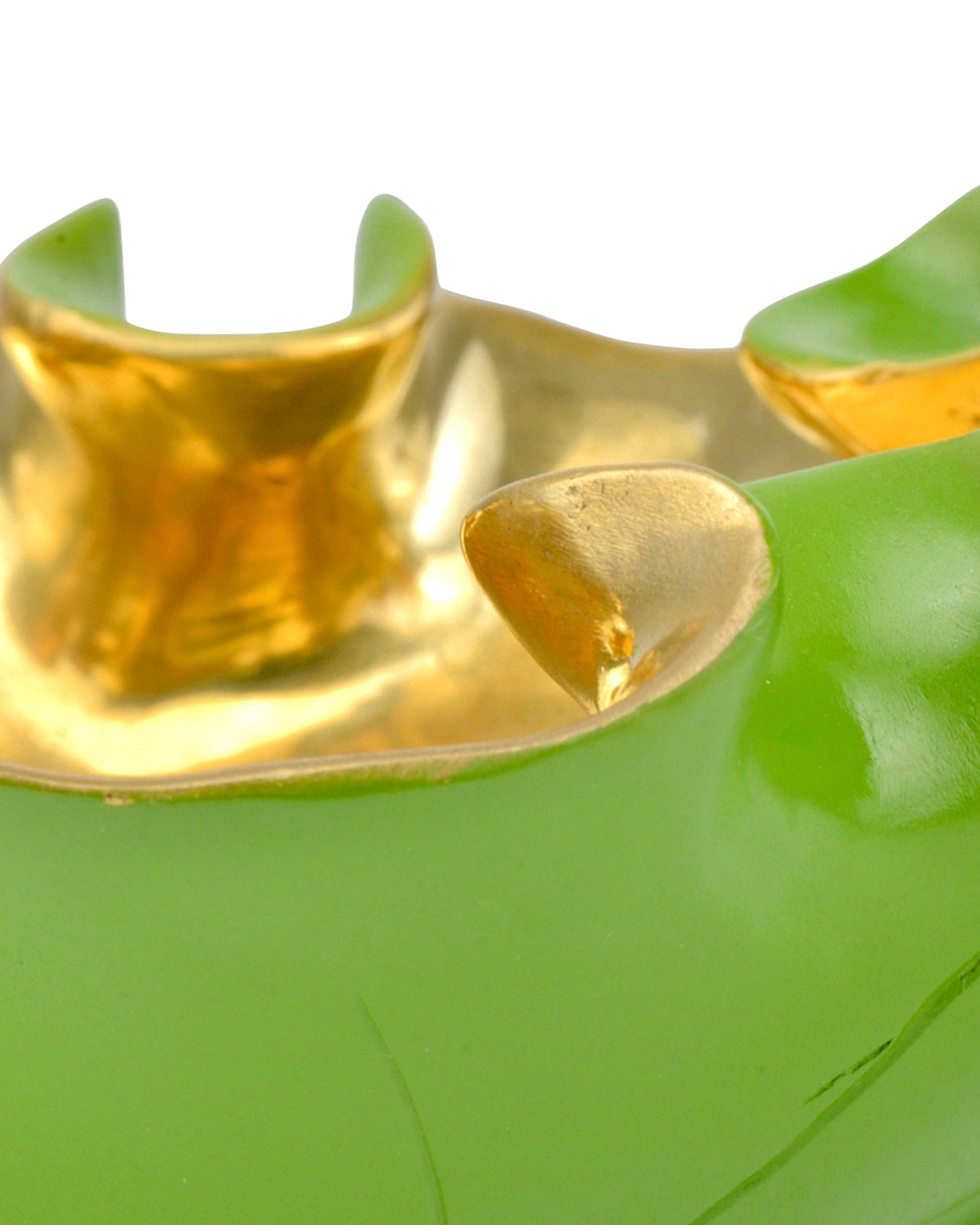 Wrapped Lotus Leaf Green Bowl.