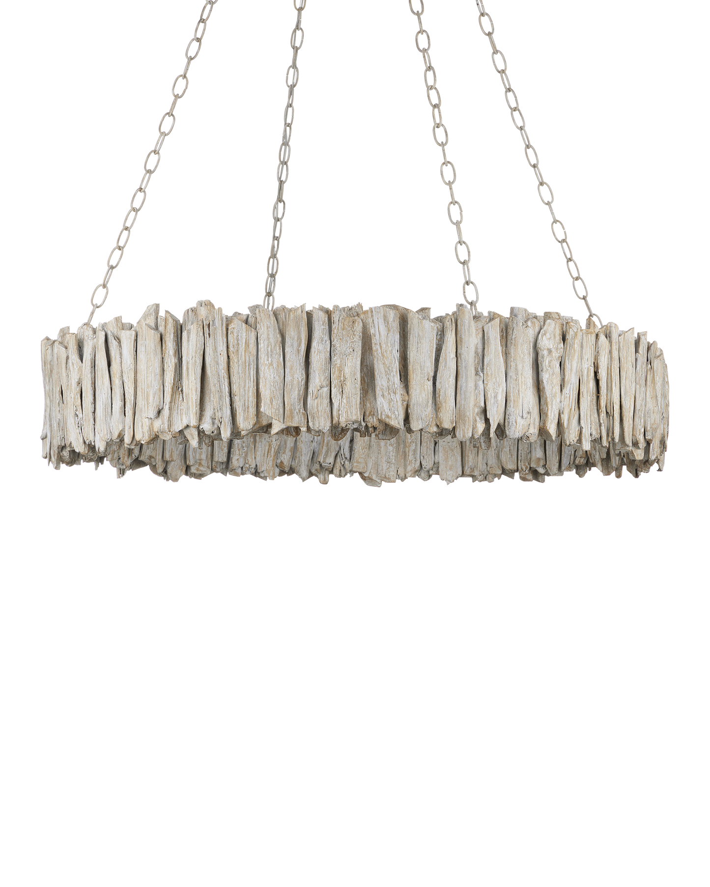 Driftwood Whitewash Ring Chandelier.