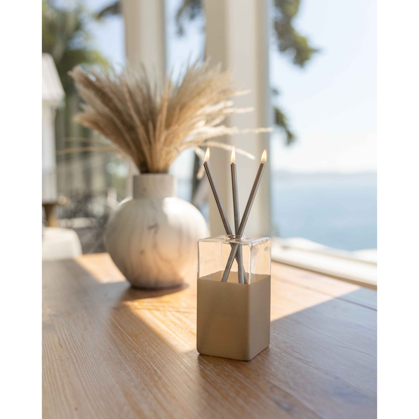 Silver Everlasting Candle – Reusable Steel Candles.