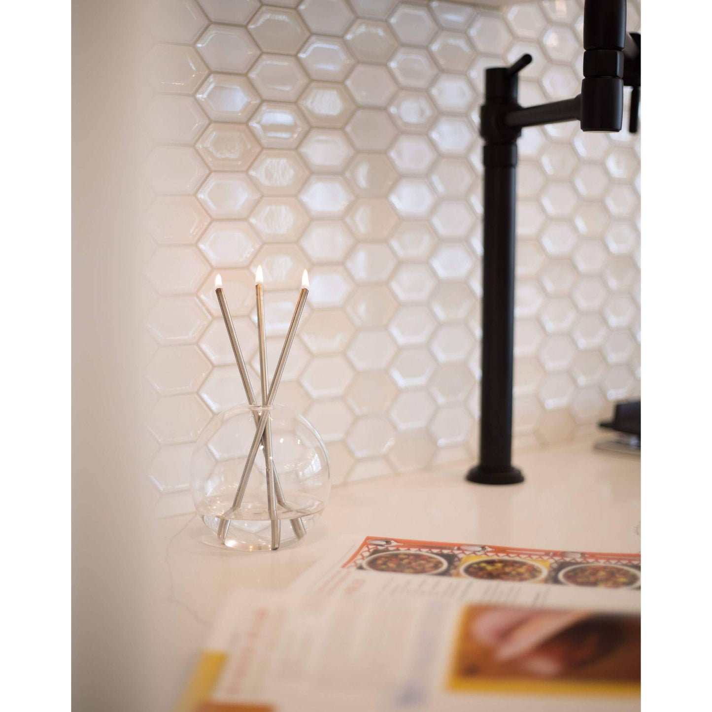 Silver Everlasting Candle – Reusable Steel Candles.