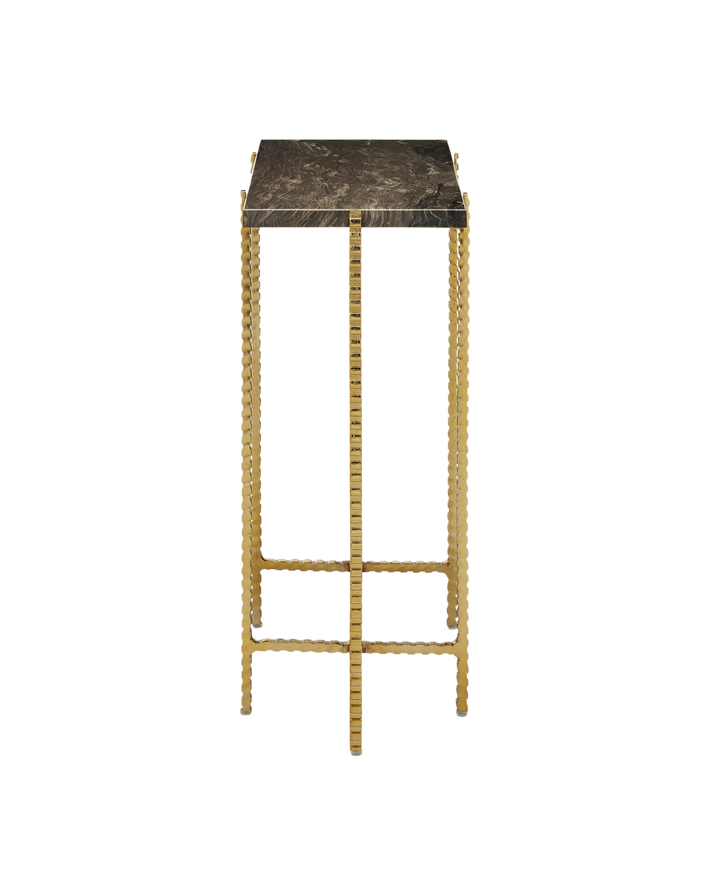 Flying Marble Gold Side Table.