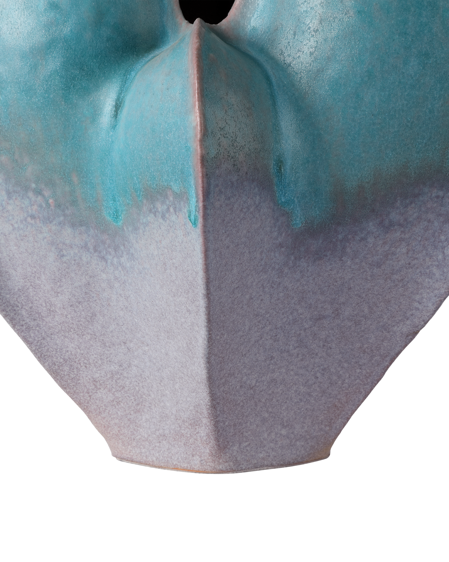 Free-Form Blue Vase.