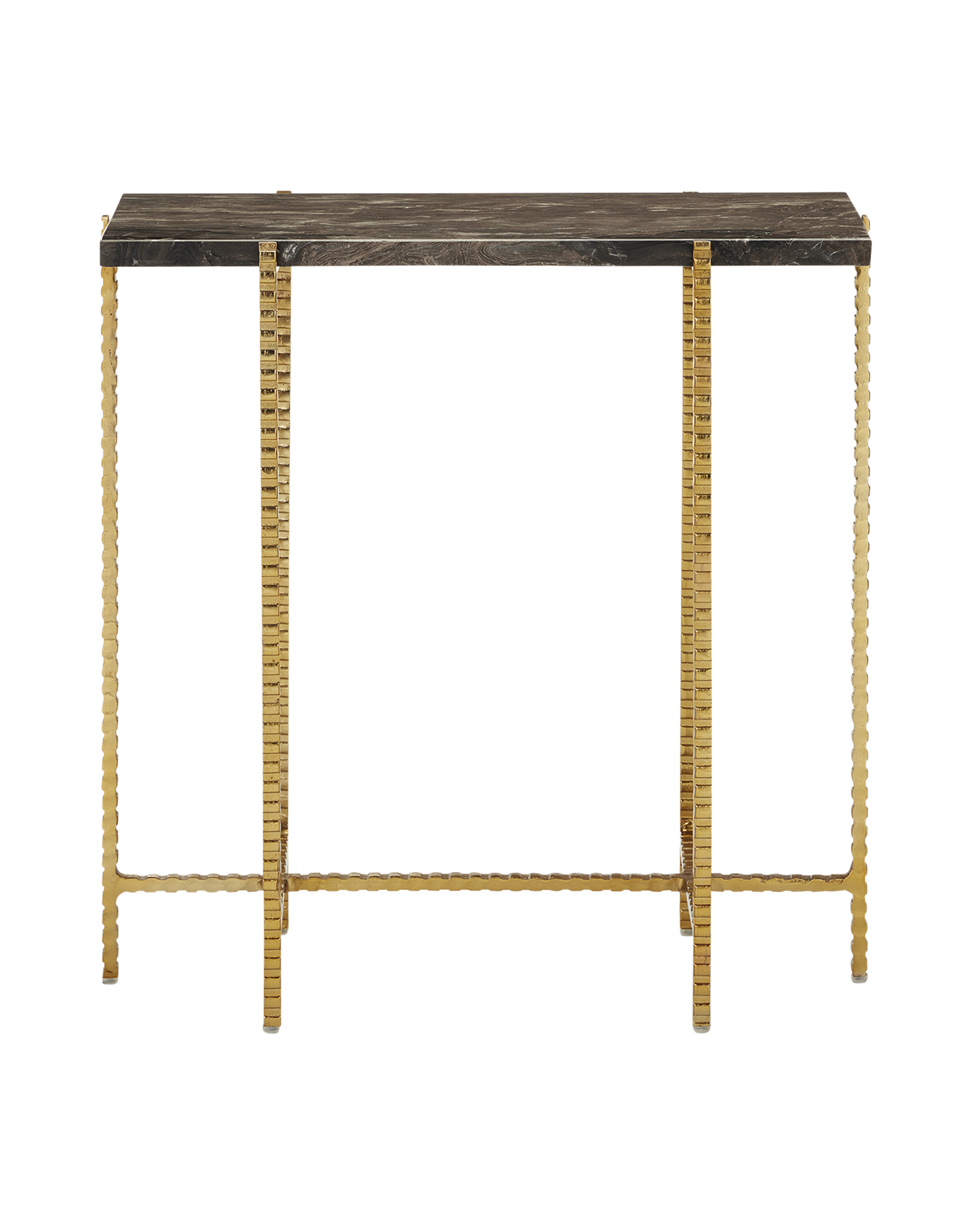 Flying Marble Gold Side Table.