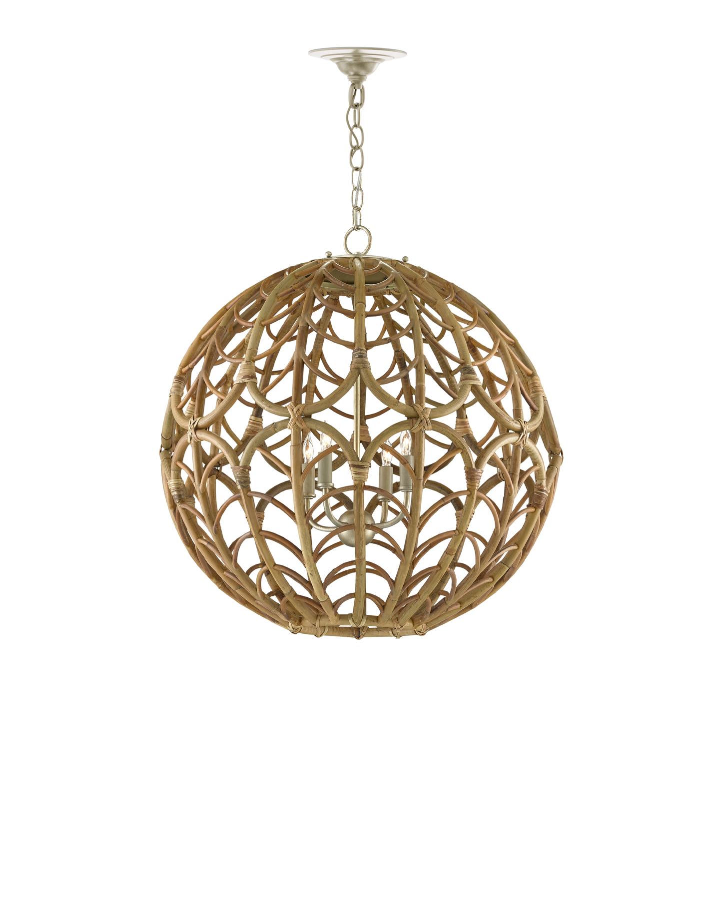 Cape Verde Orb Chandelier.