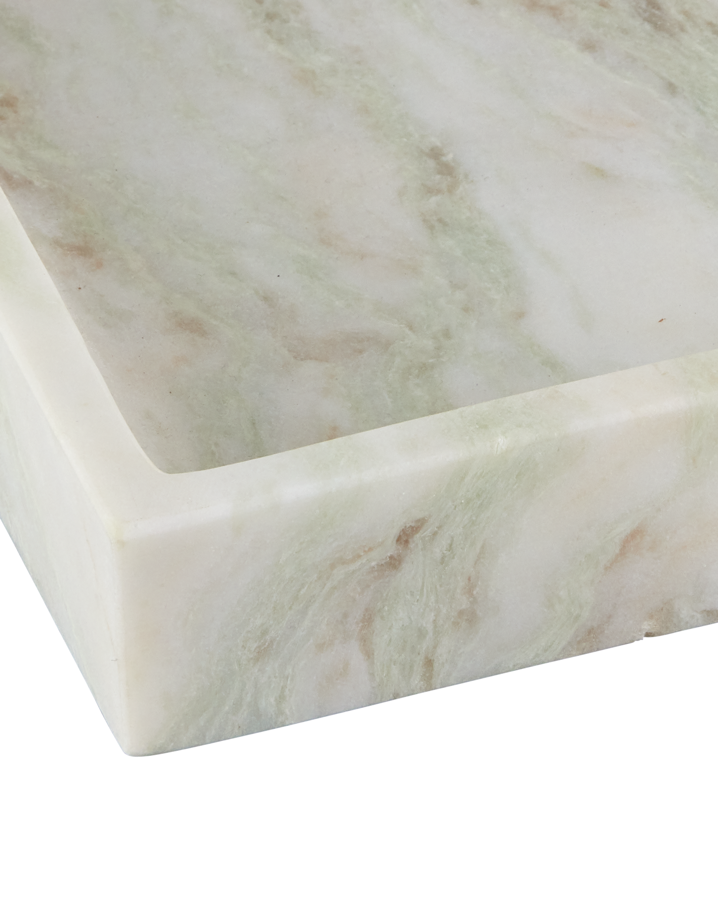 Bilbao Onyx Square Tray.