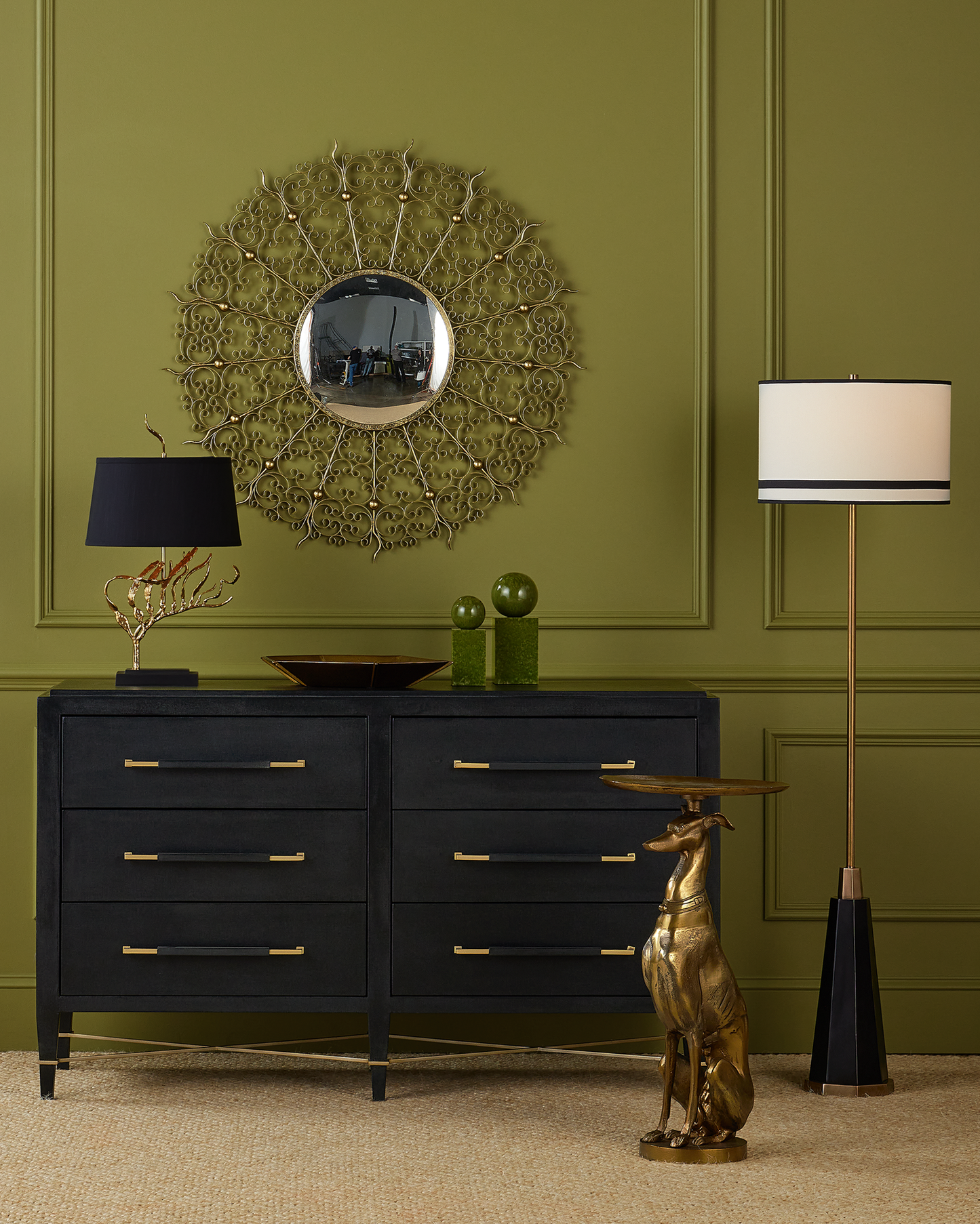 Merola Antique Brass Bowl.