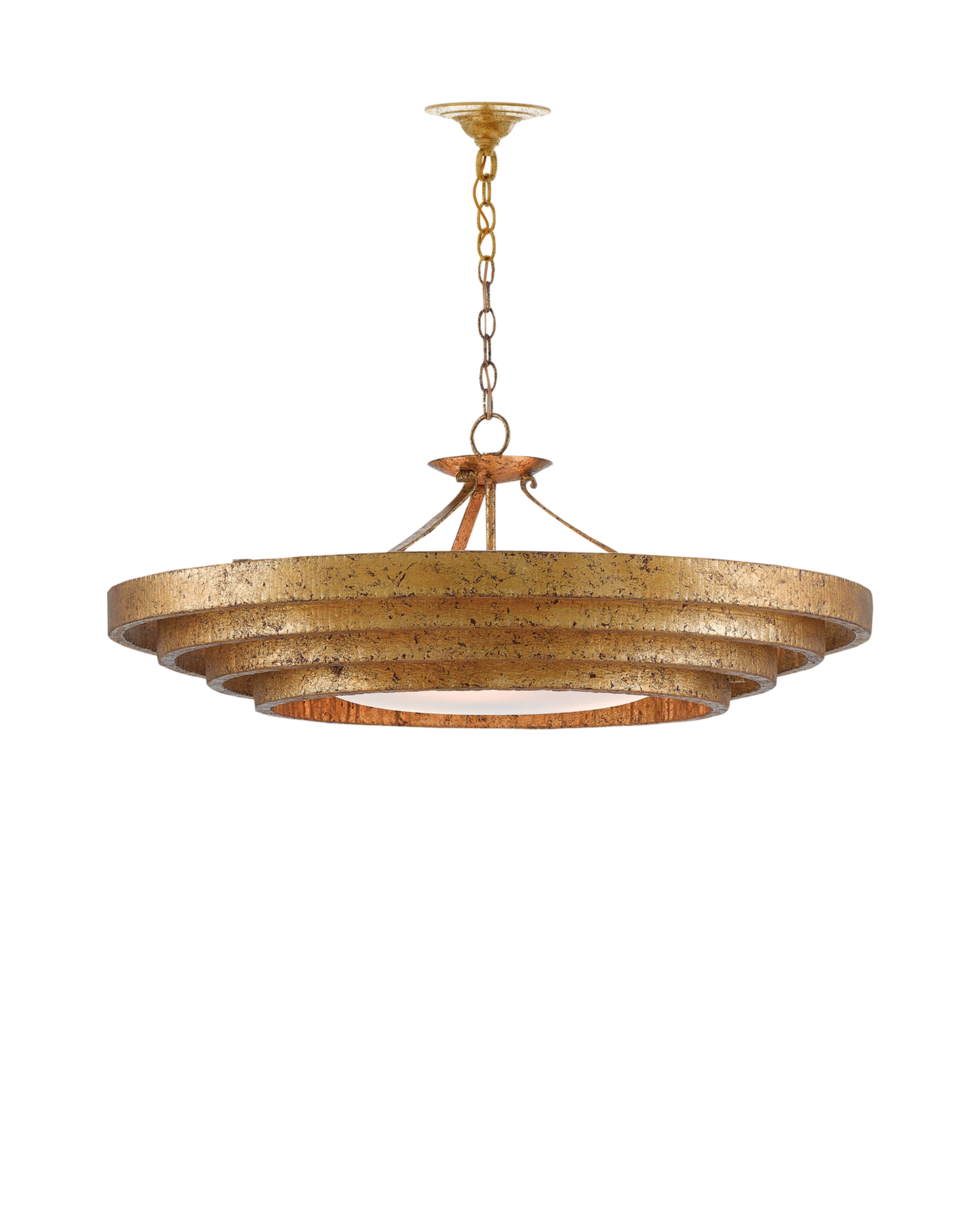 Belle Gold Chandelier.