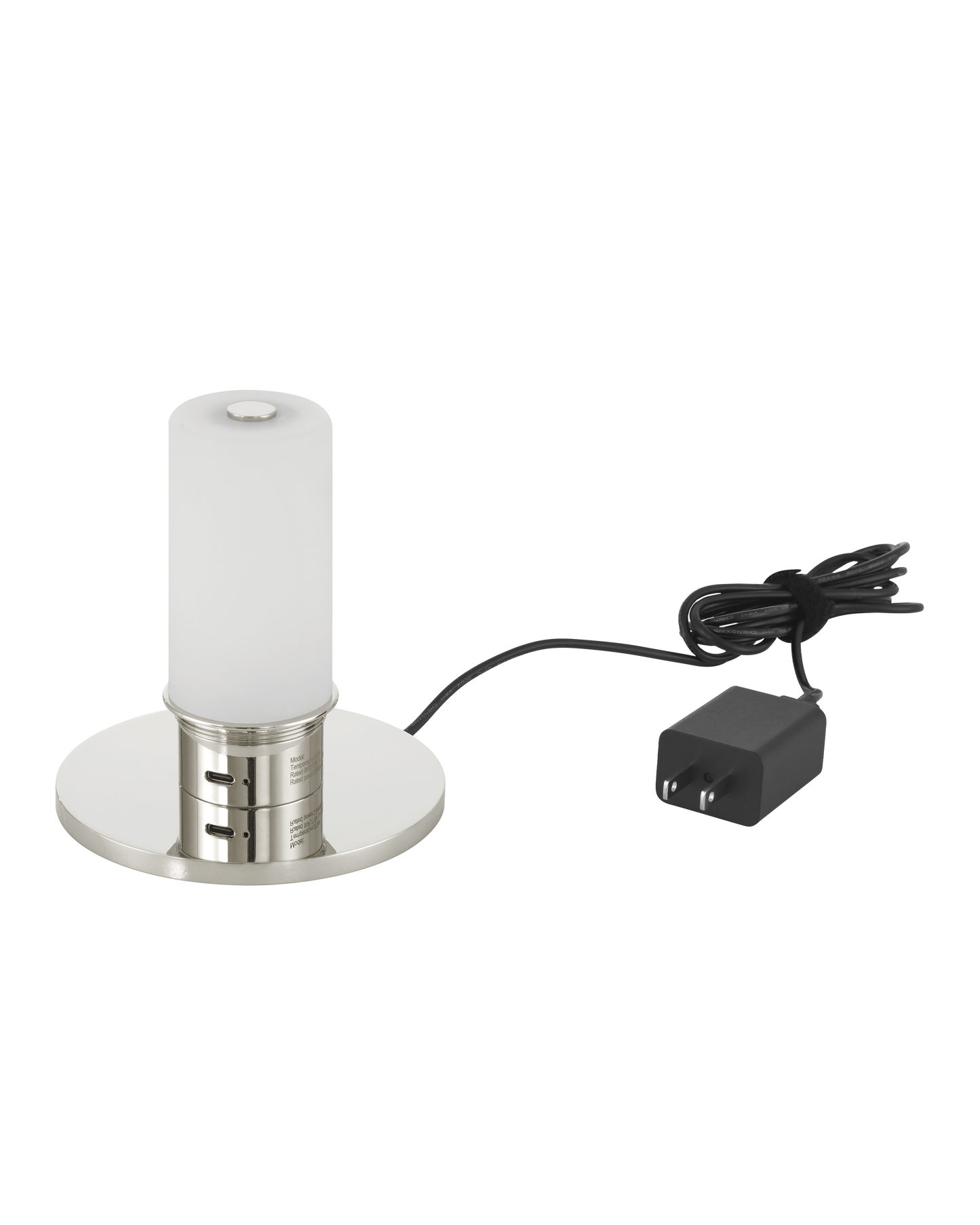 Gadabout Nickel Cordless Table Lamp.