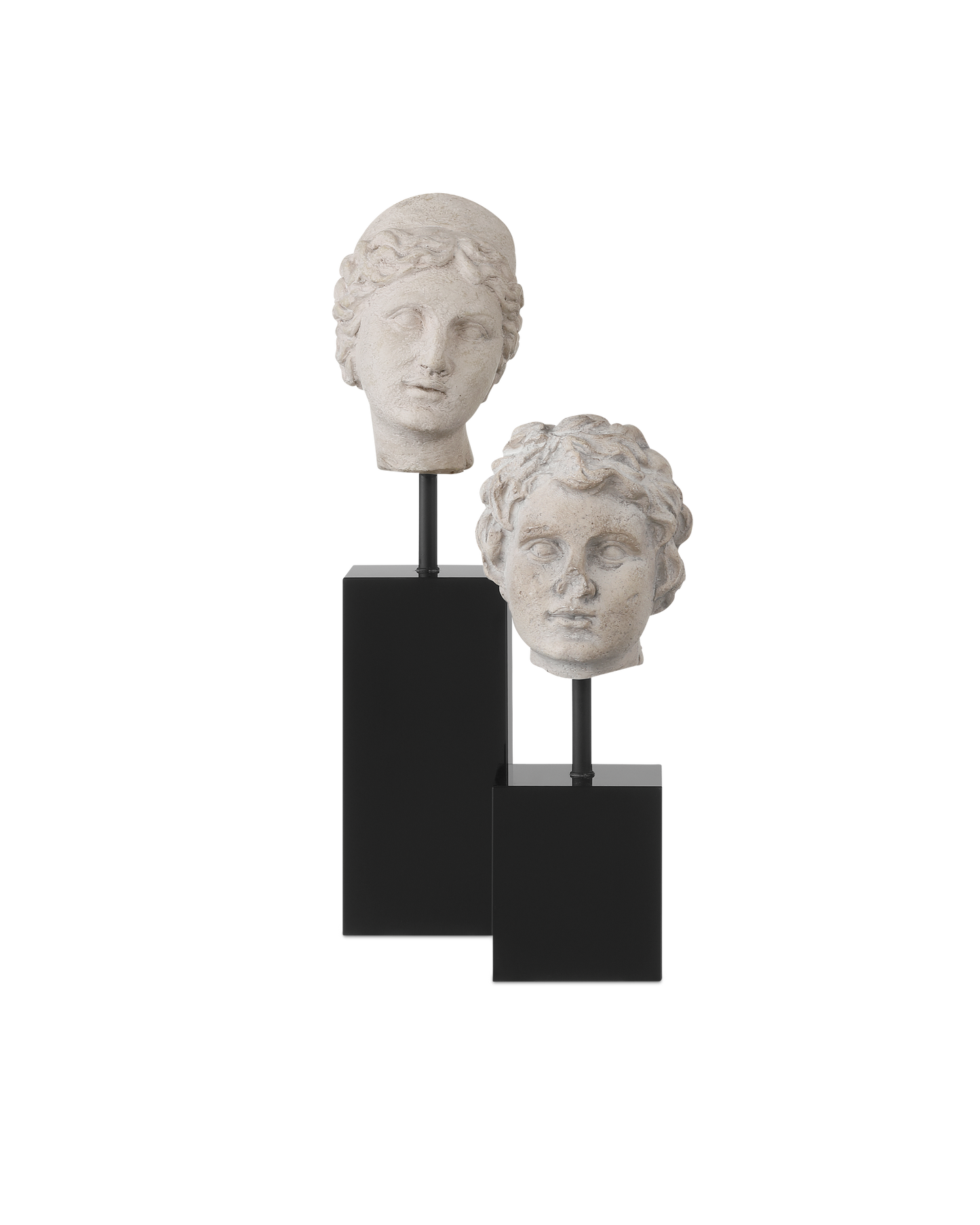 Venus Head on Stand Set of 2.