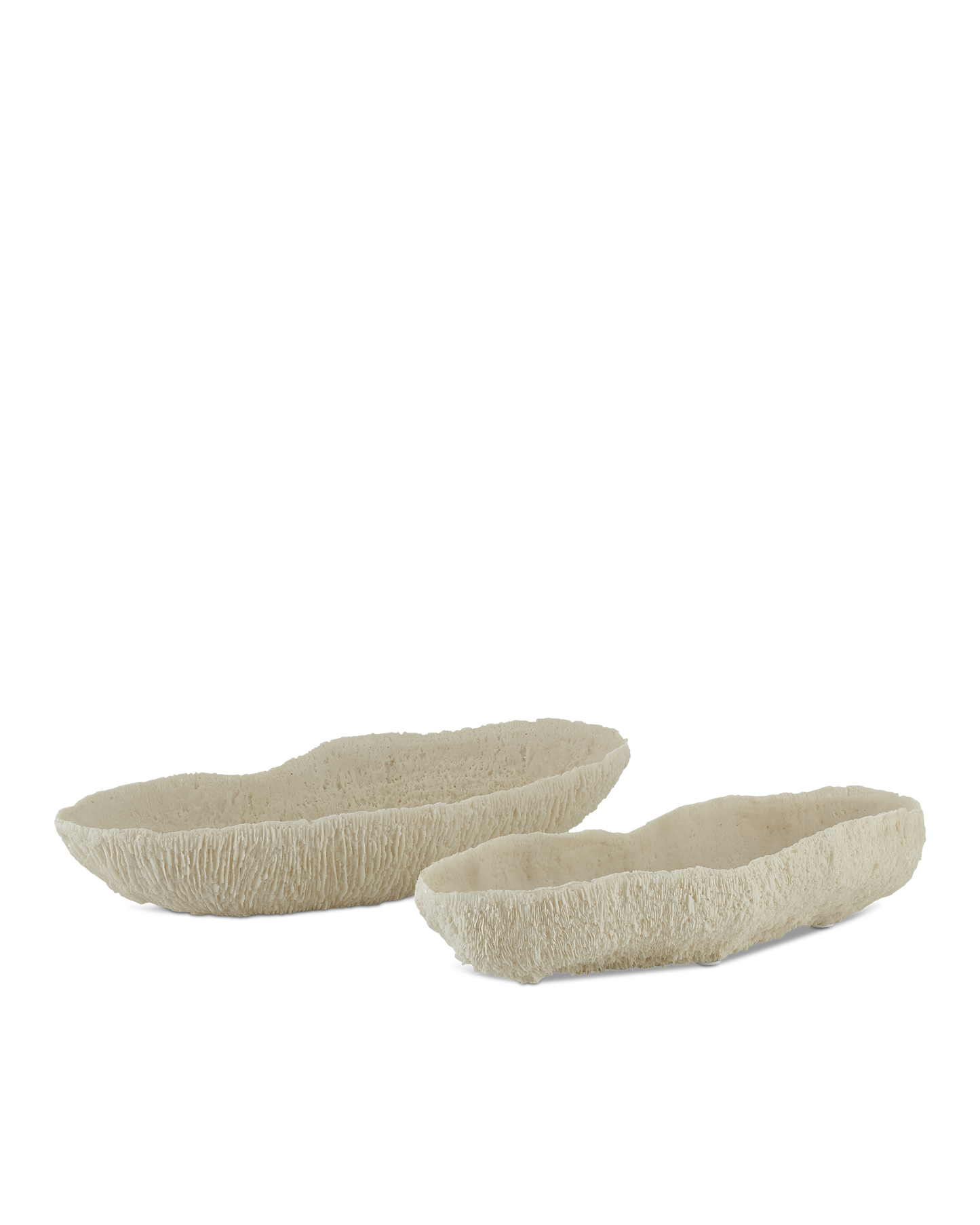 Island Ivory Tray Set of 2.