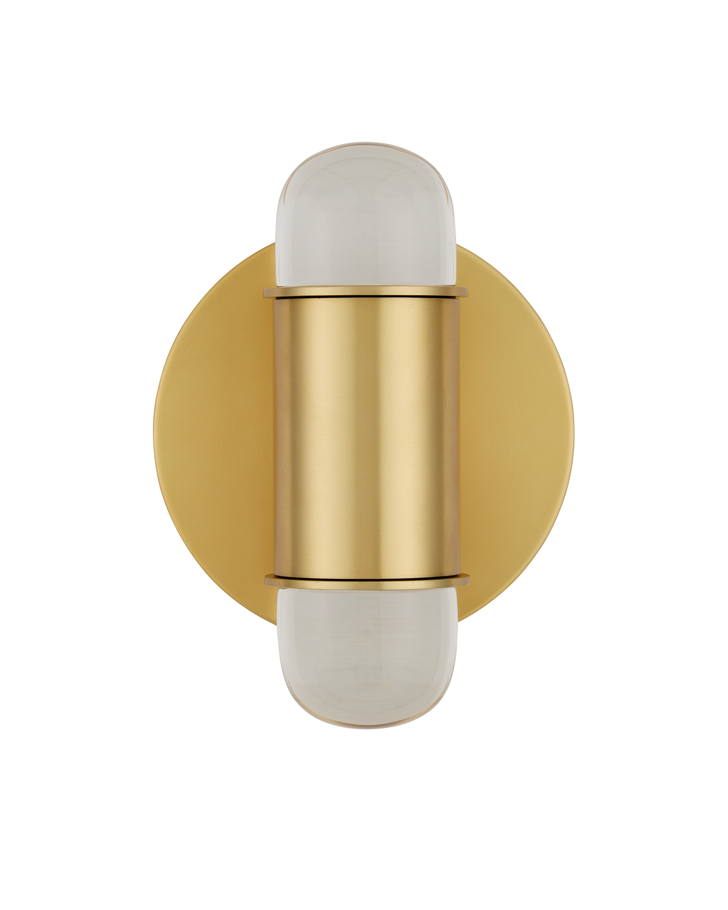 Capsule Brass Wall Sconce.