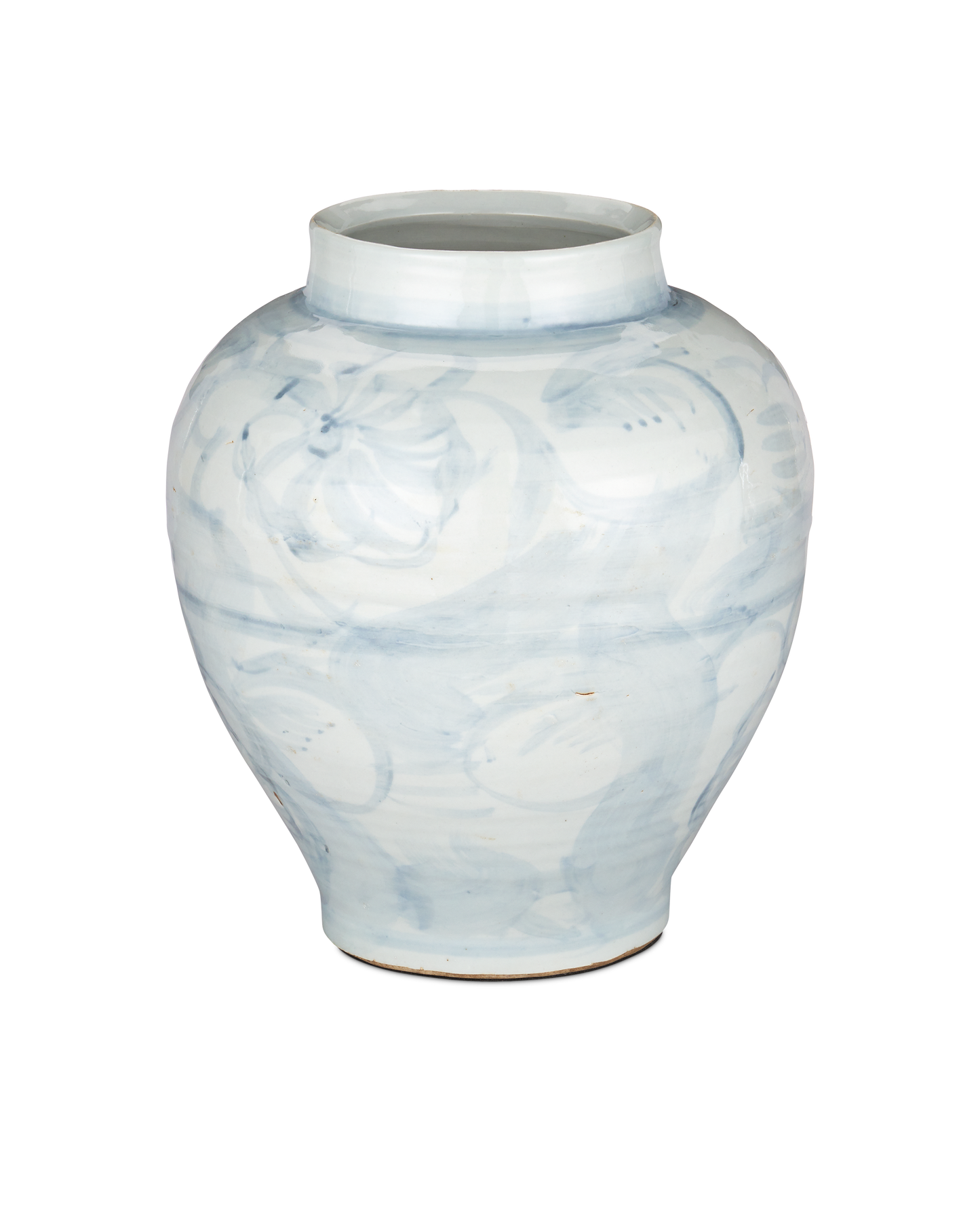 Ming-Style Countryside Medium Preserve Pot.