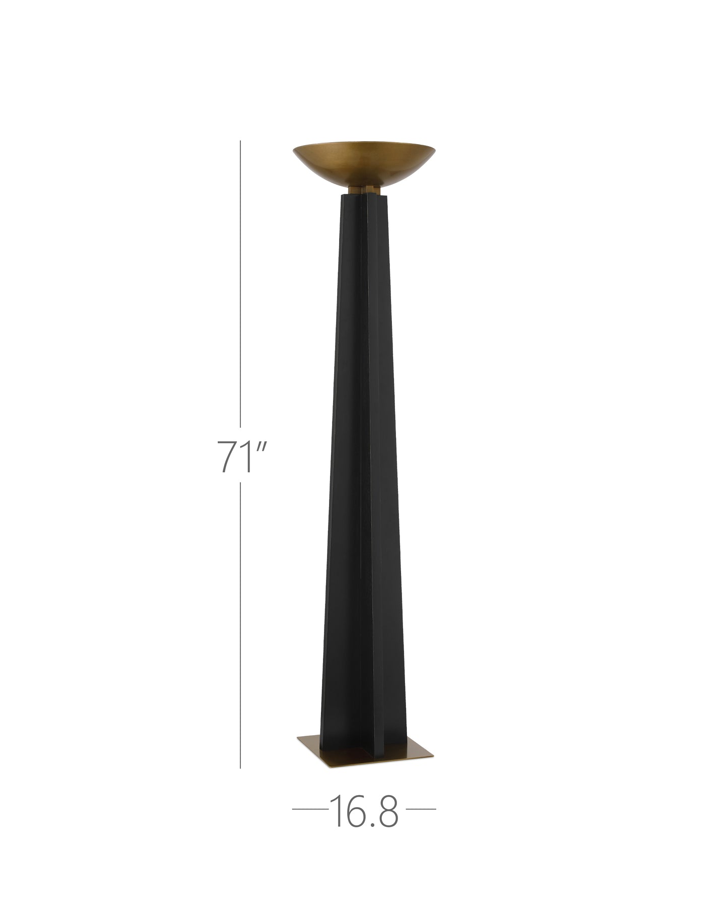 Calyx Torchiere Floor Lamp.