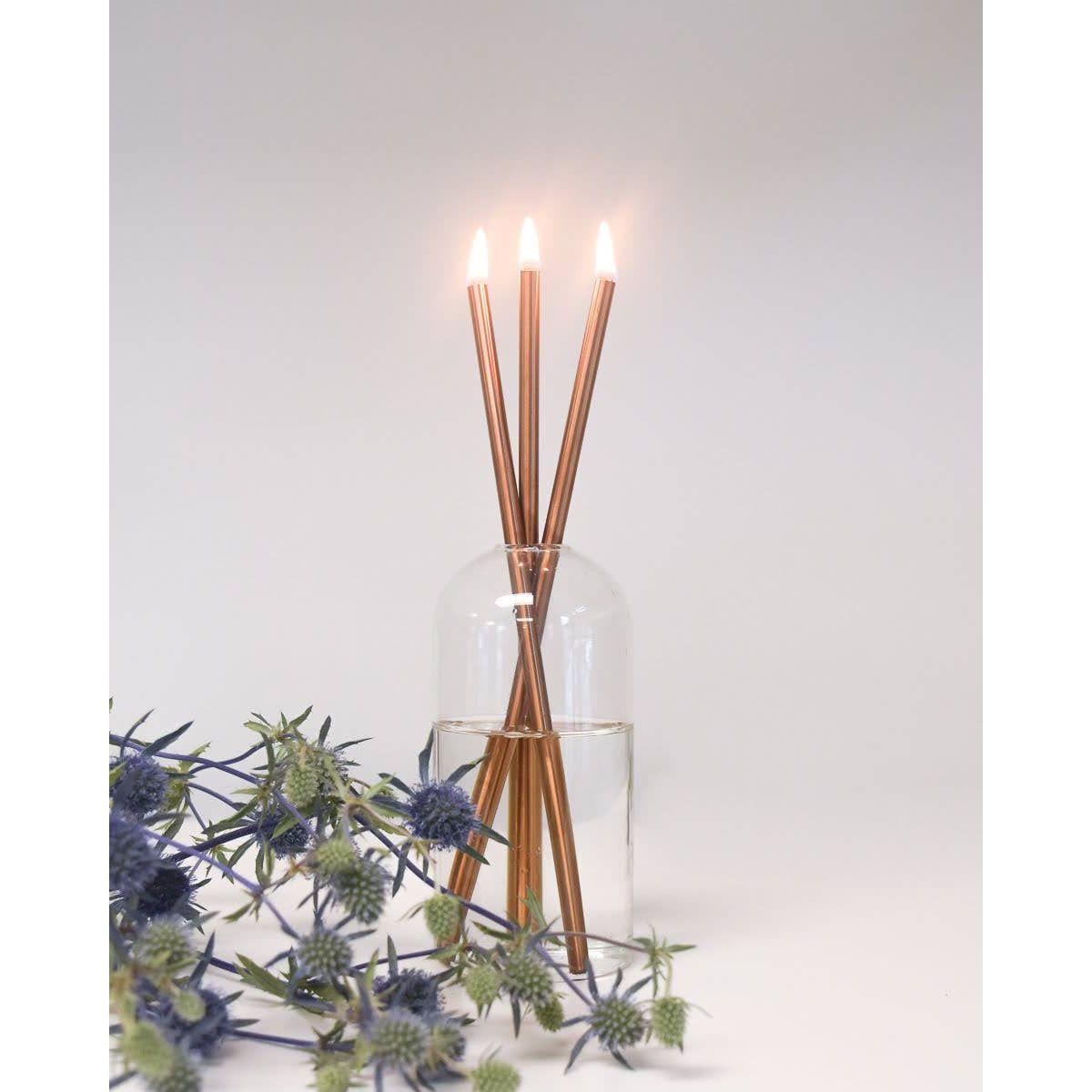 Champagne Everlasting Candle – Reusable Steel Candles.