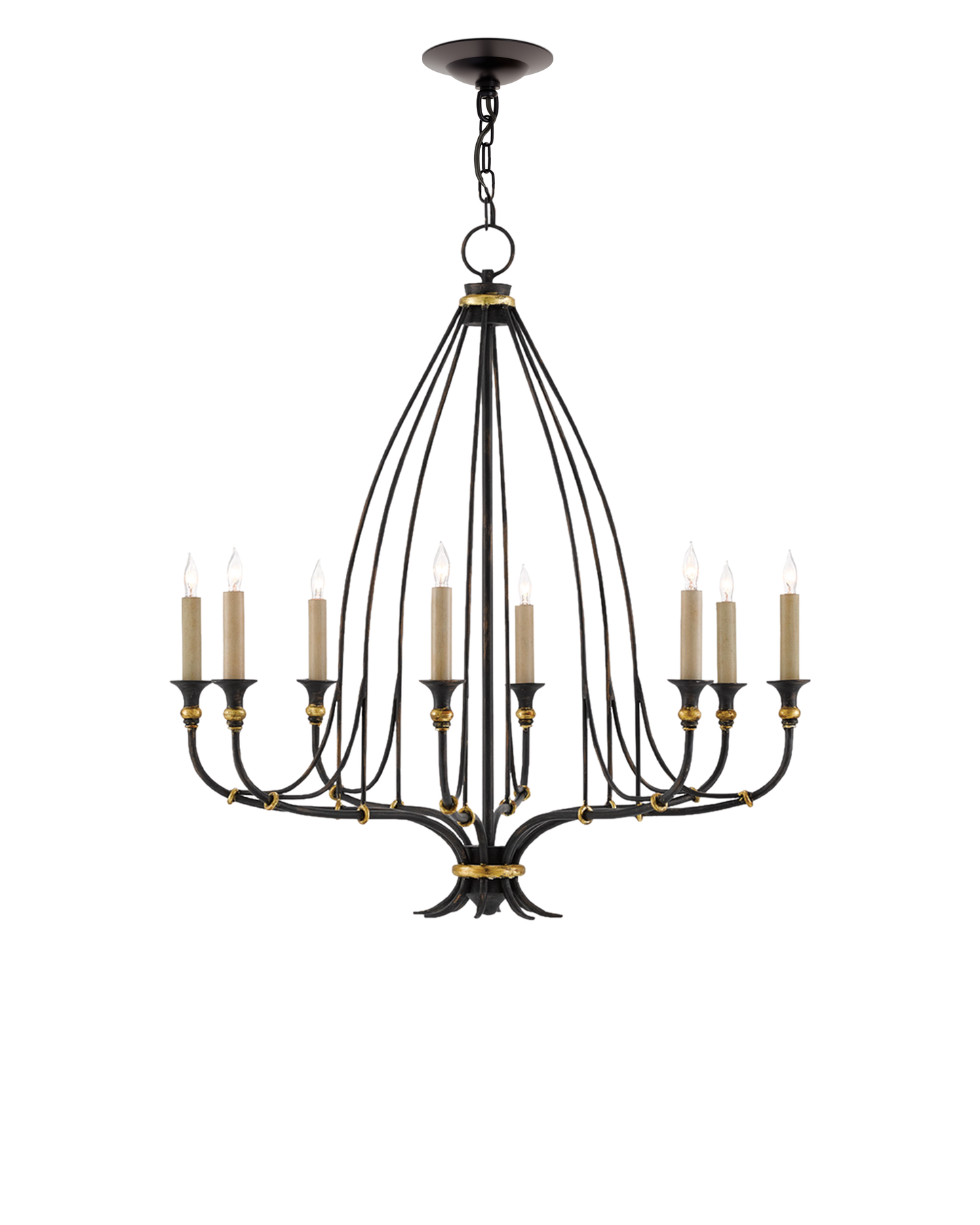 Folgate Small Black Chandelier.