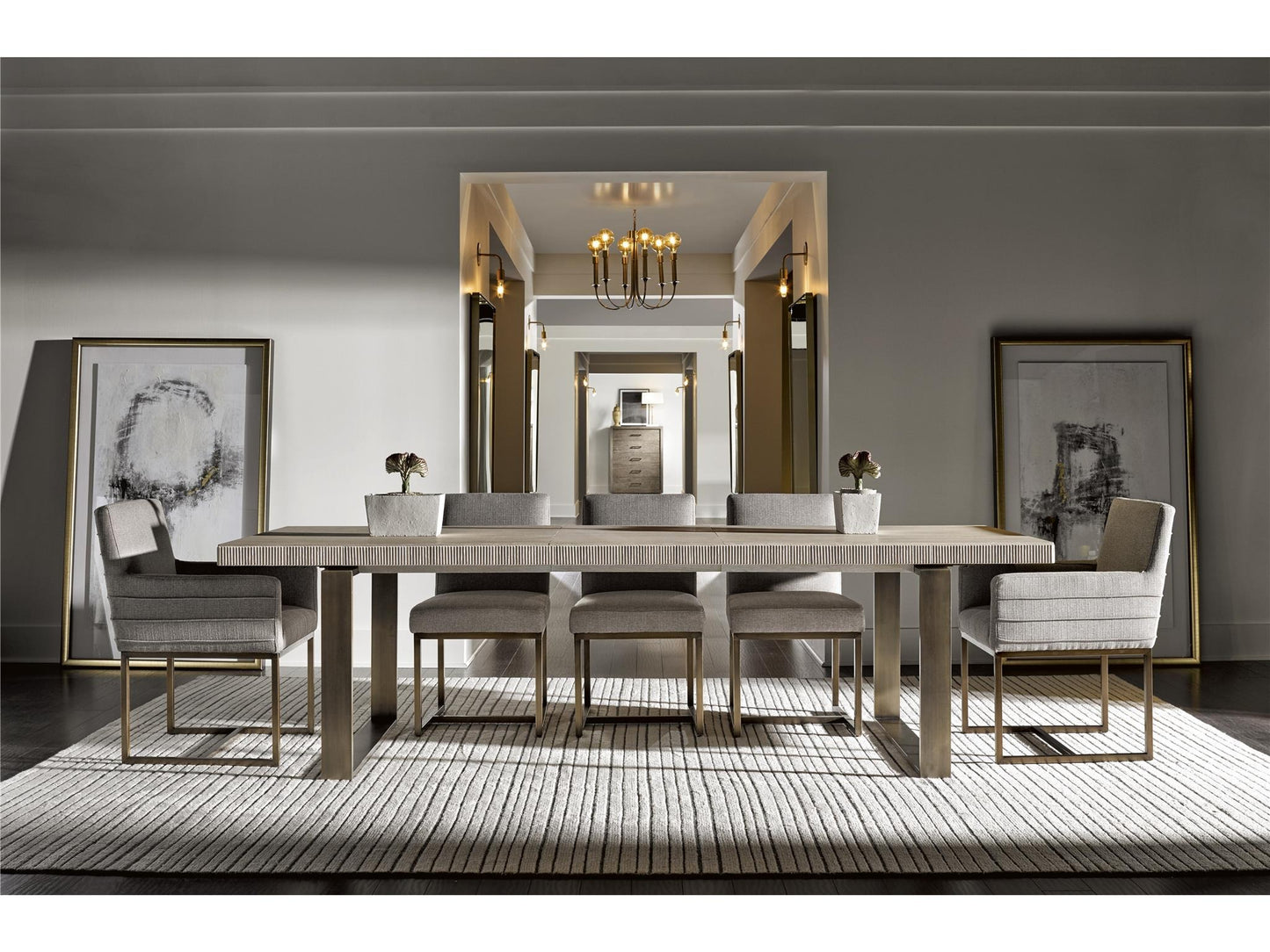 Robards Rectangular Modern Dining Table.
