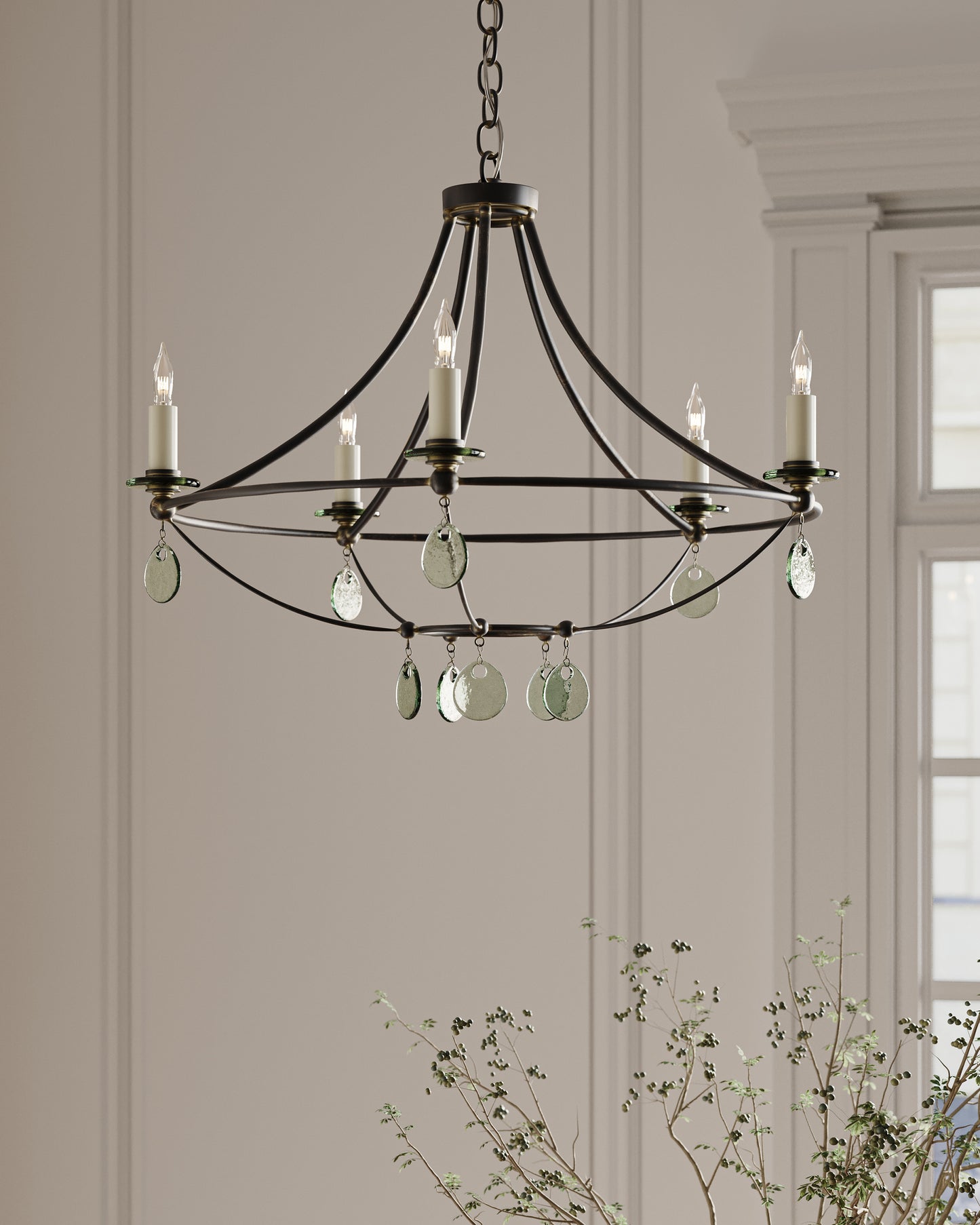 Novella Small Black Chandelier.