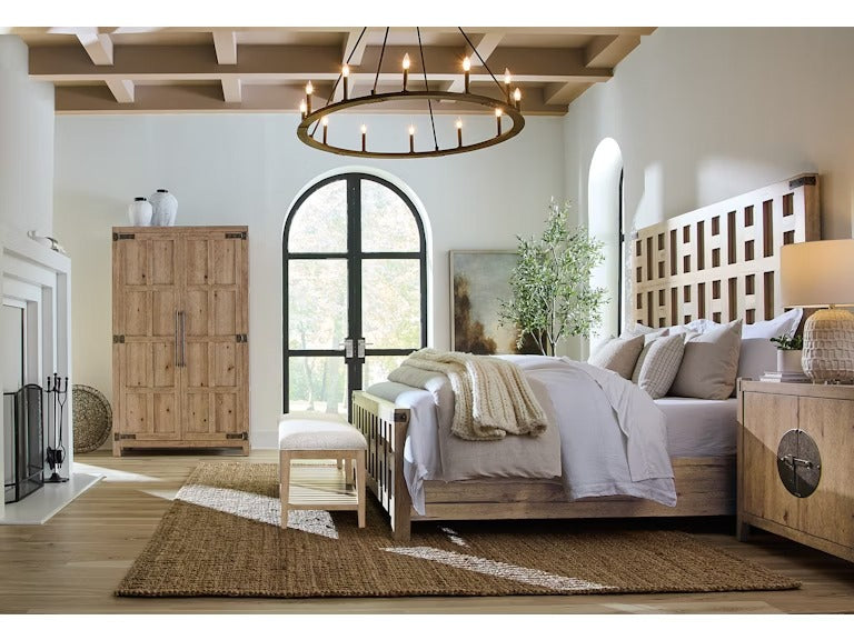 Vineyard Row Queen Panel Bed.