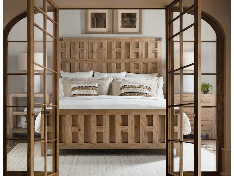 Vineyard Row Queen Panel Bed.