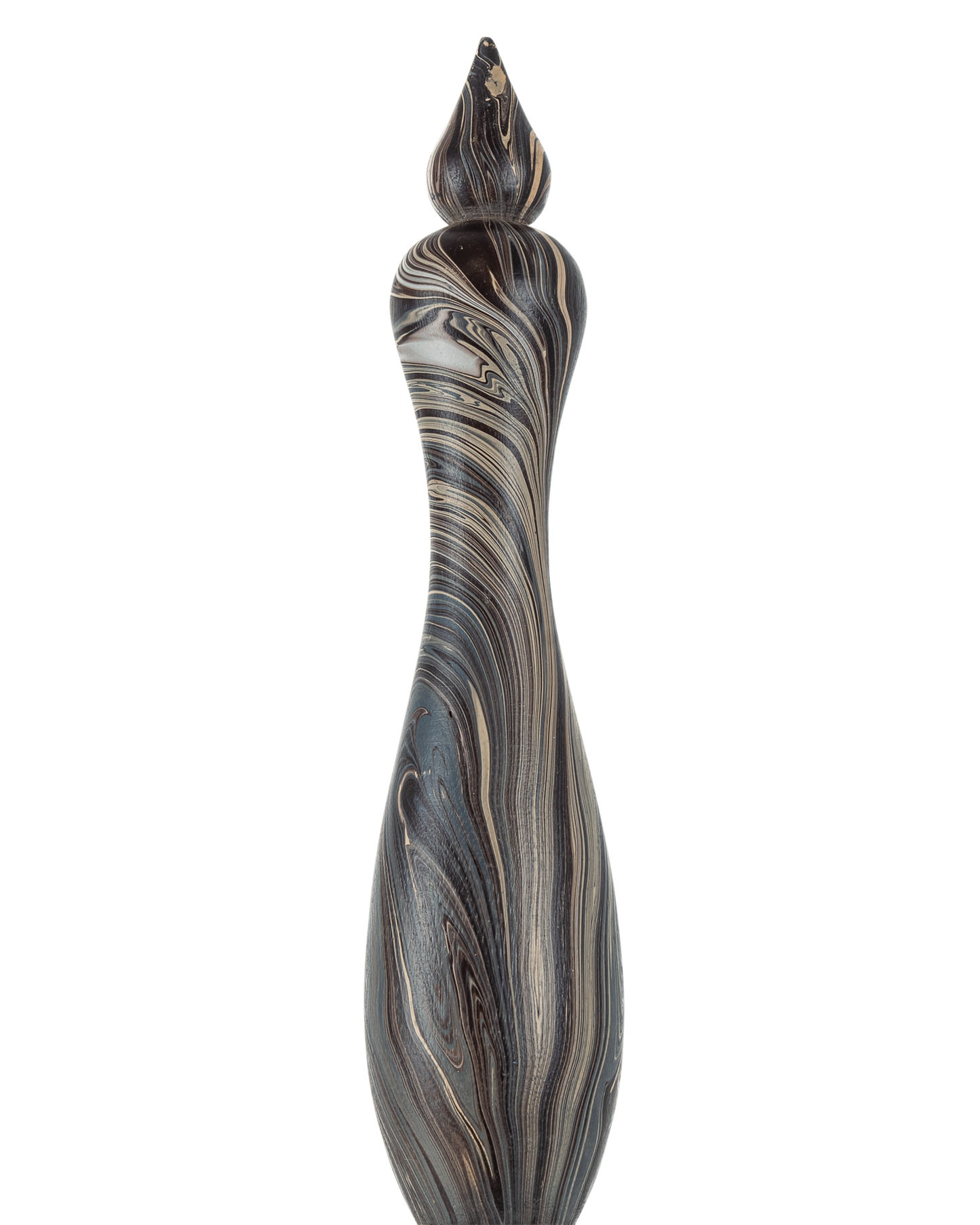 Marbleized Short Turret Box.