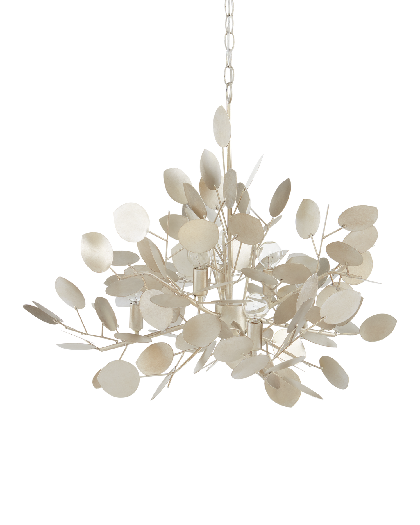 Lunaria Large Silver Chandelier.
