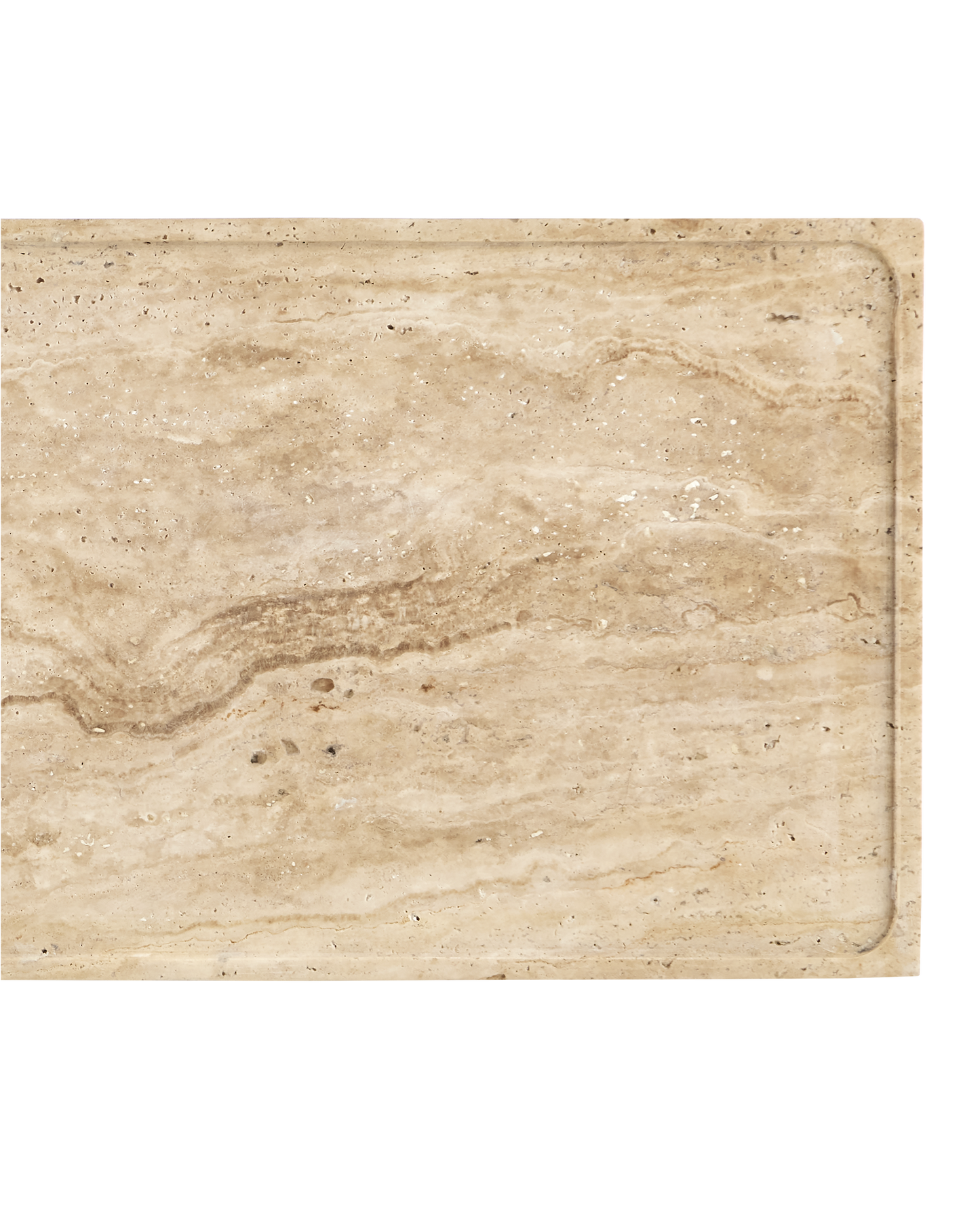 Boyles Travertine C Table.