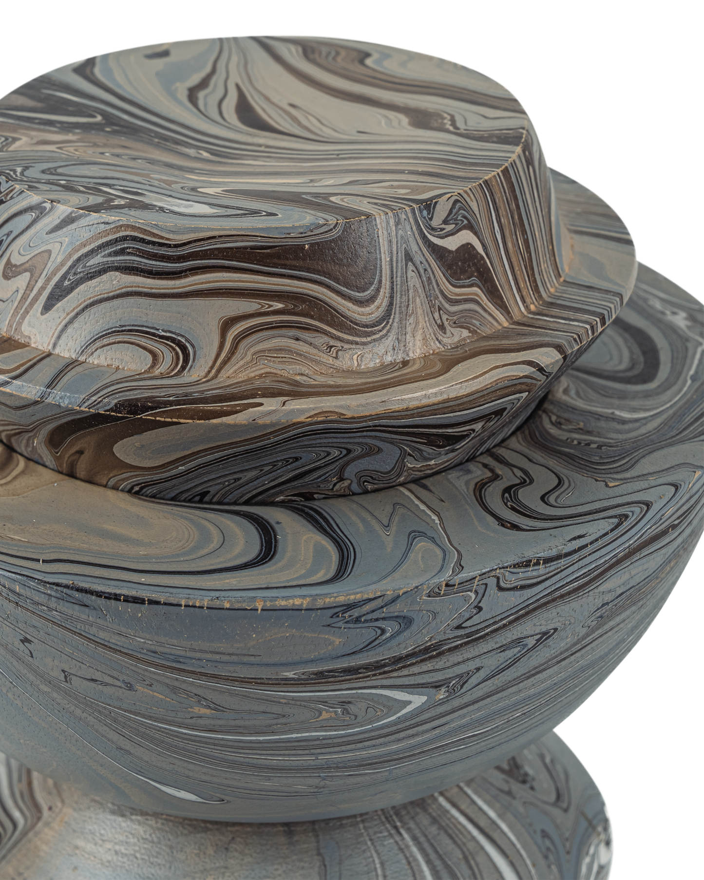 Marbleized Stacking Box Set of 3.